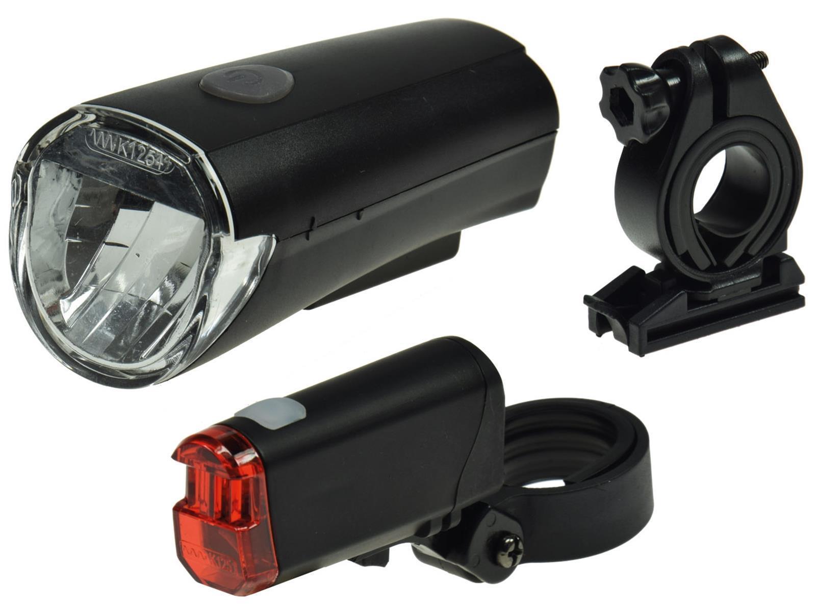 Fahrrad LED-Beleuchtungsset "CFL 30"30Lux, StVZO zugelassen, Batteriebetrieb