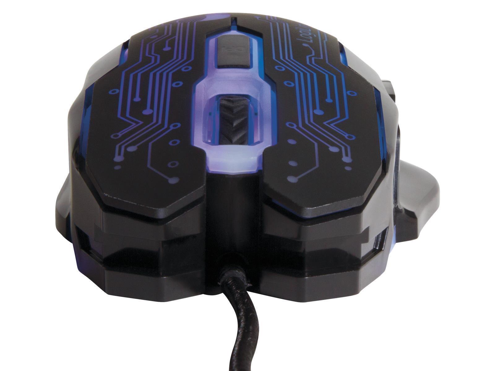 Maus, Gaming Mouse, USB 6-Button, 2400dpi