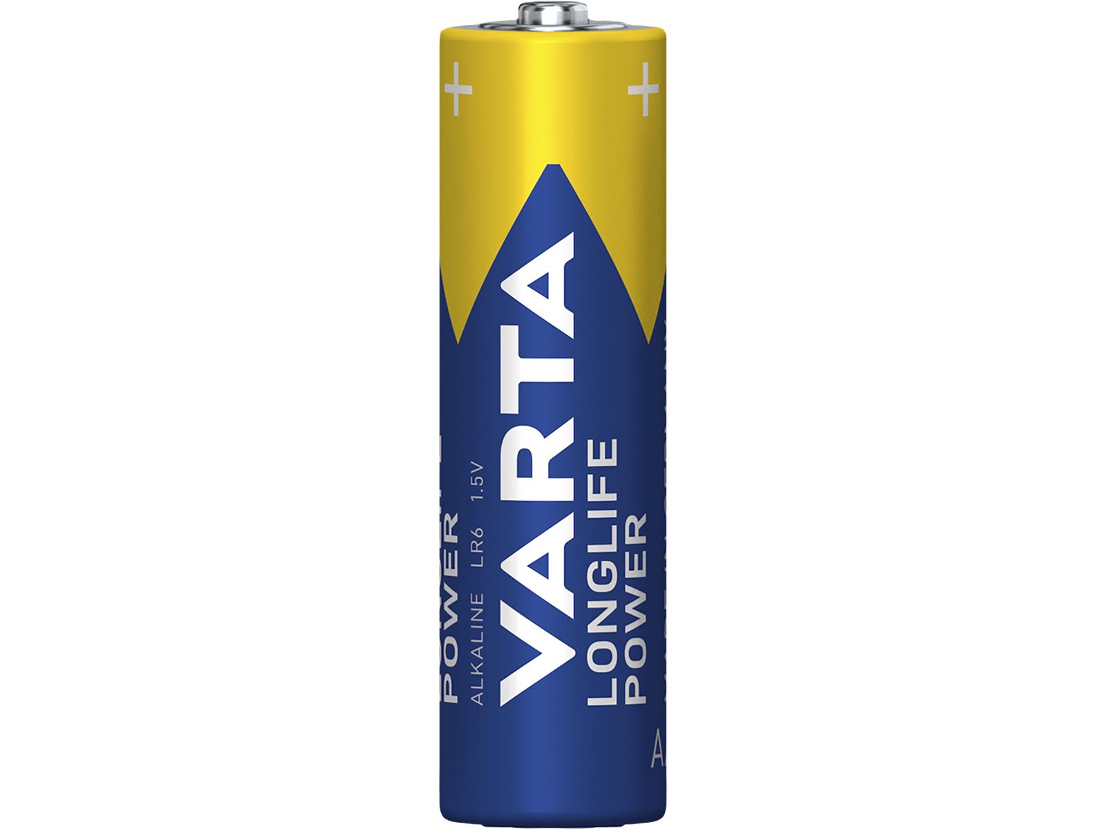 Mignon-Batterie VARTA ''Longlife Power'' Alkaline, Typ AA, LR06, 1,5V, 40er Pack