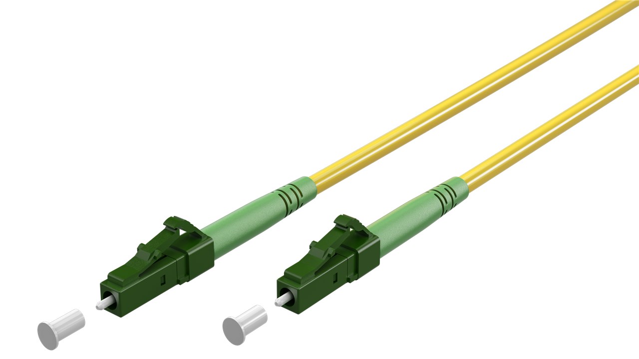 Glasfaserkabel (FTTH), Singlemode (OS2) Yellow, (Simplex), 1 m