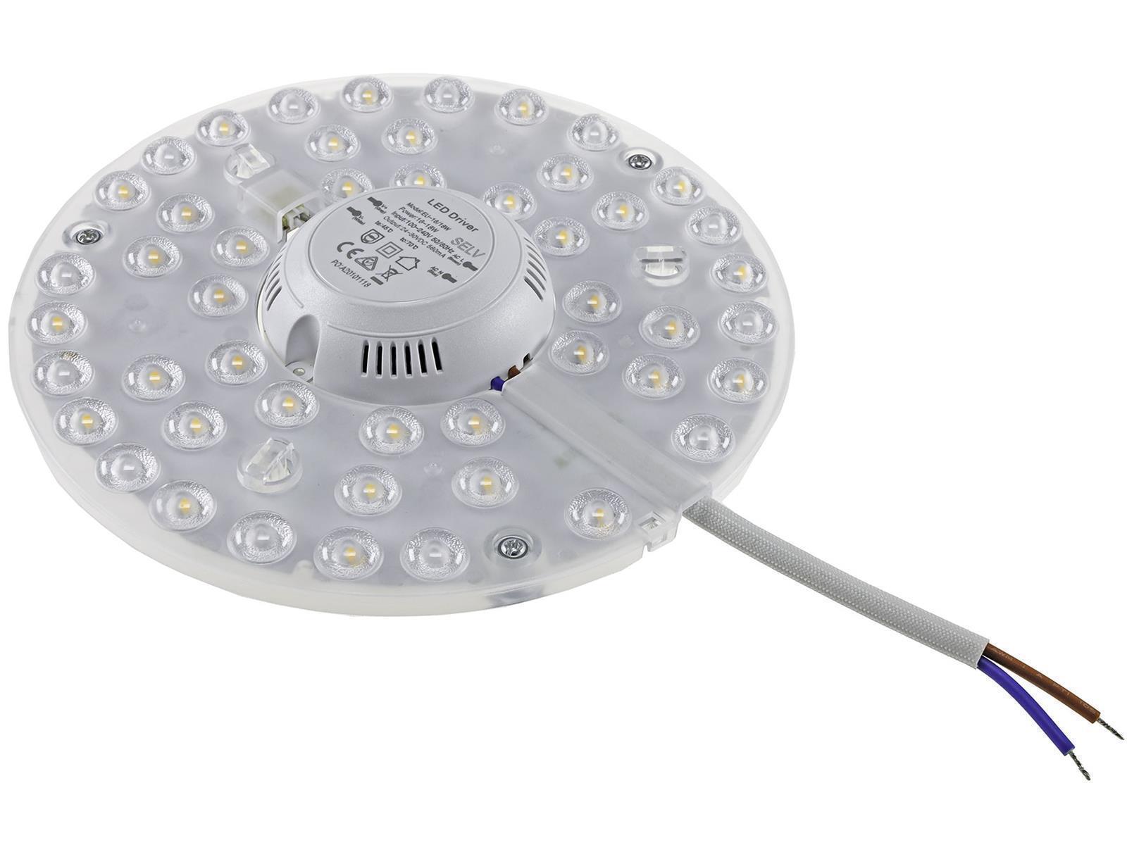 LED Umrüstmodul "UM24ww" für LeuchtenØ180mm, 24W, 2680lm, 3000K, Magnethalter
