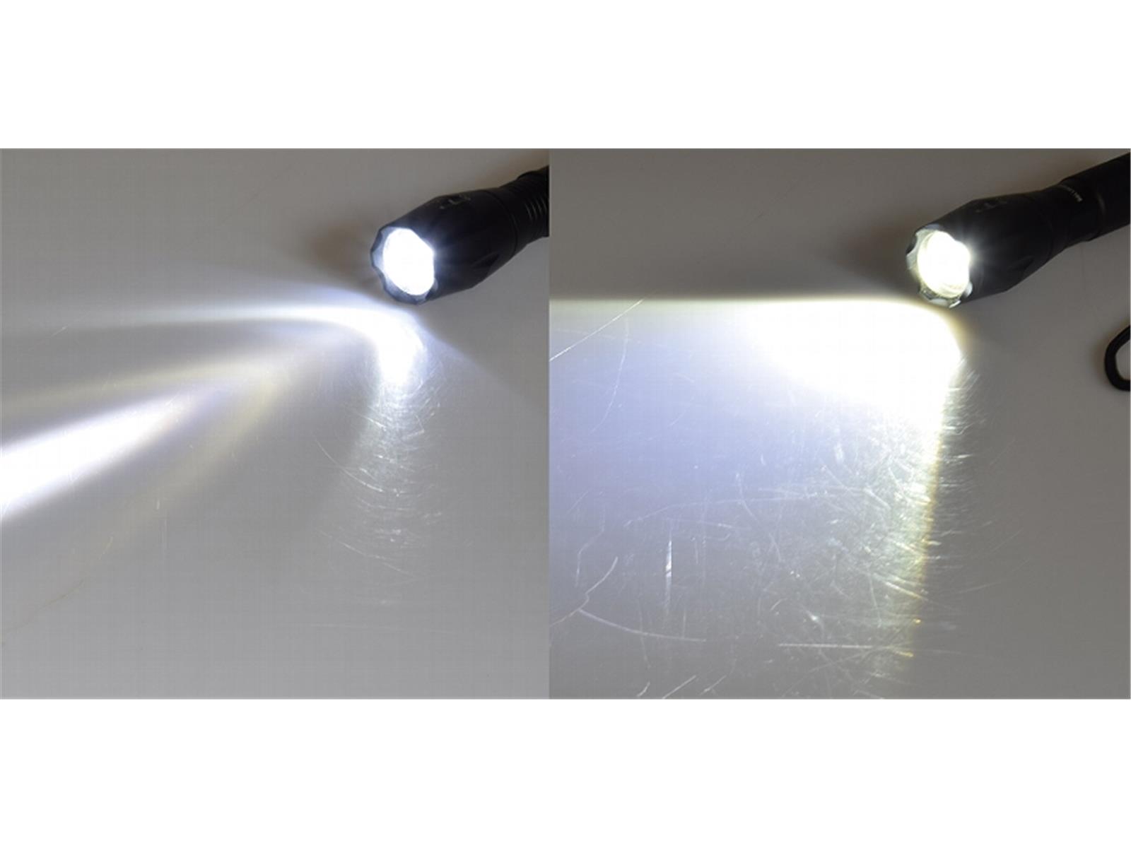 LED-Taschenlampe "CTL10 Zoom" 10WØxL 136x37mm, Zoomfunktion, 350 Lumen