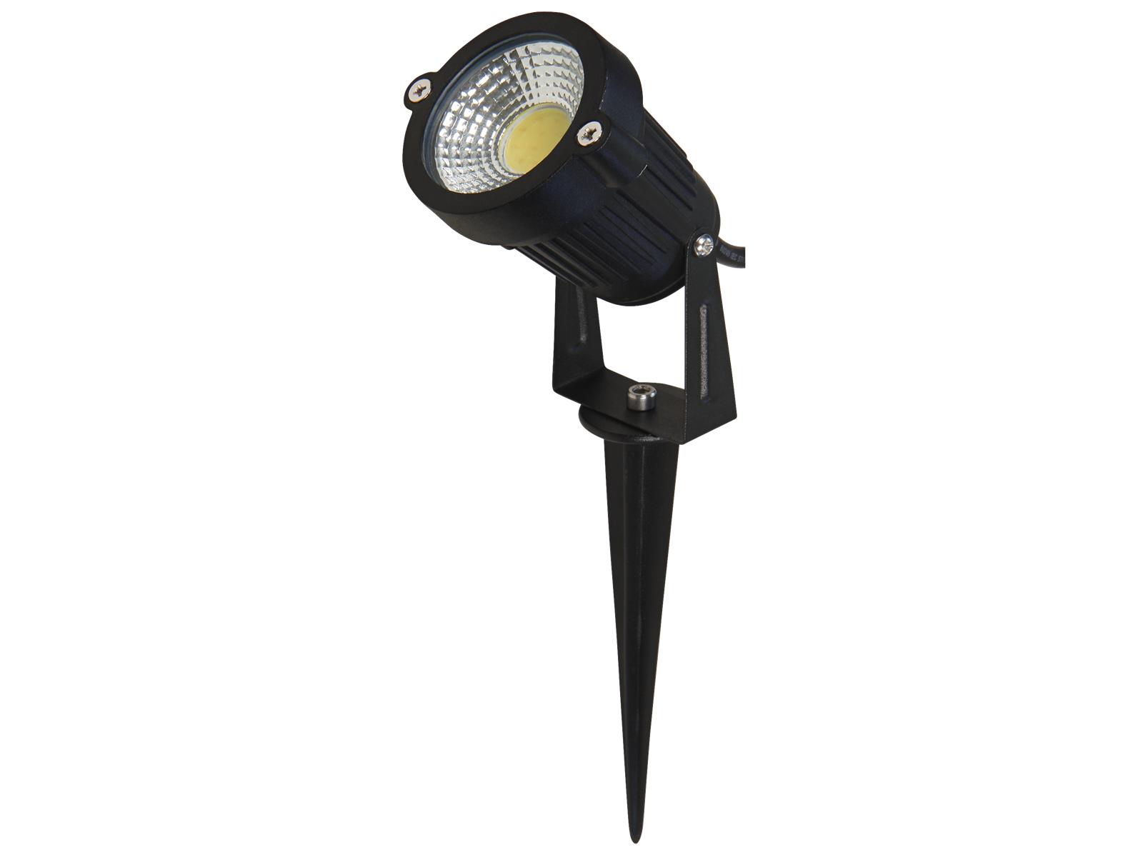 LED-Gartenleuchte McShine ''GL-50W'', 5W, 500 lm, warmweiß, 1,5m Kabel, Erdspieß