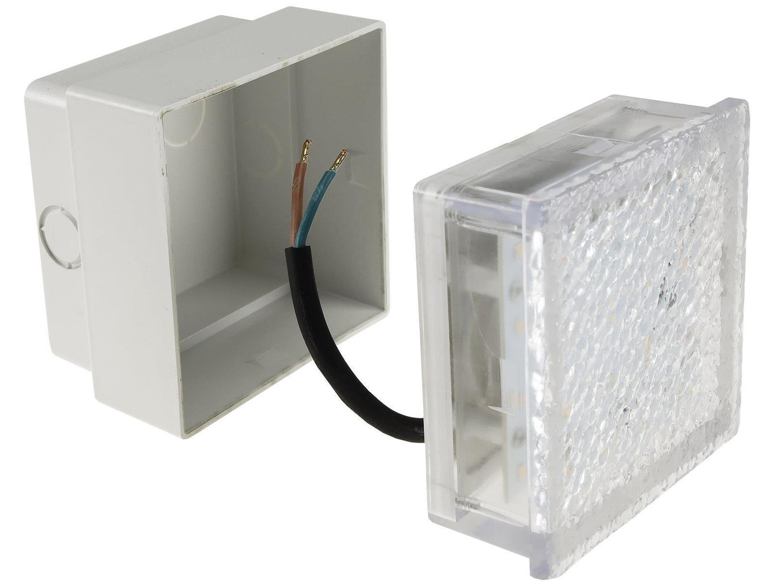 LED Pflasterstein "BRIKX 10" neutralweiß10x10x7cm, 92lm, IP67, 230V