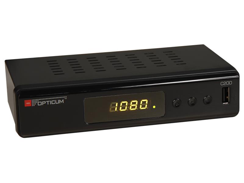 HD DVB-C Receiver in Full HD 1080p, USB 2.0, HDMI, SCART, Koaxial