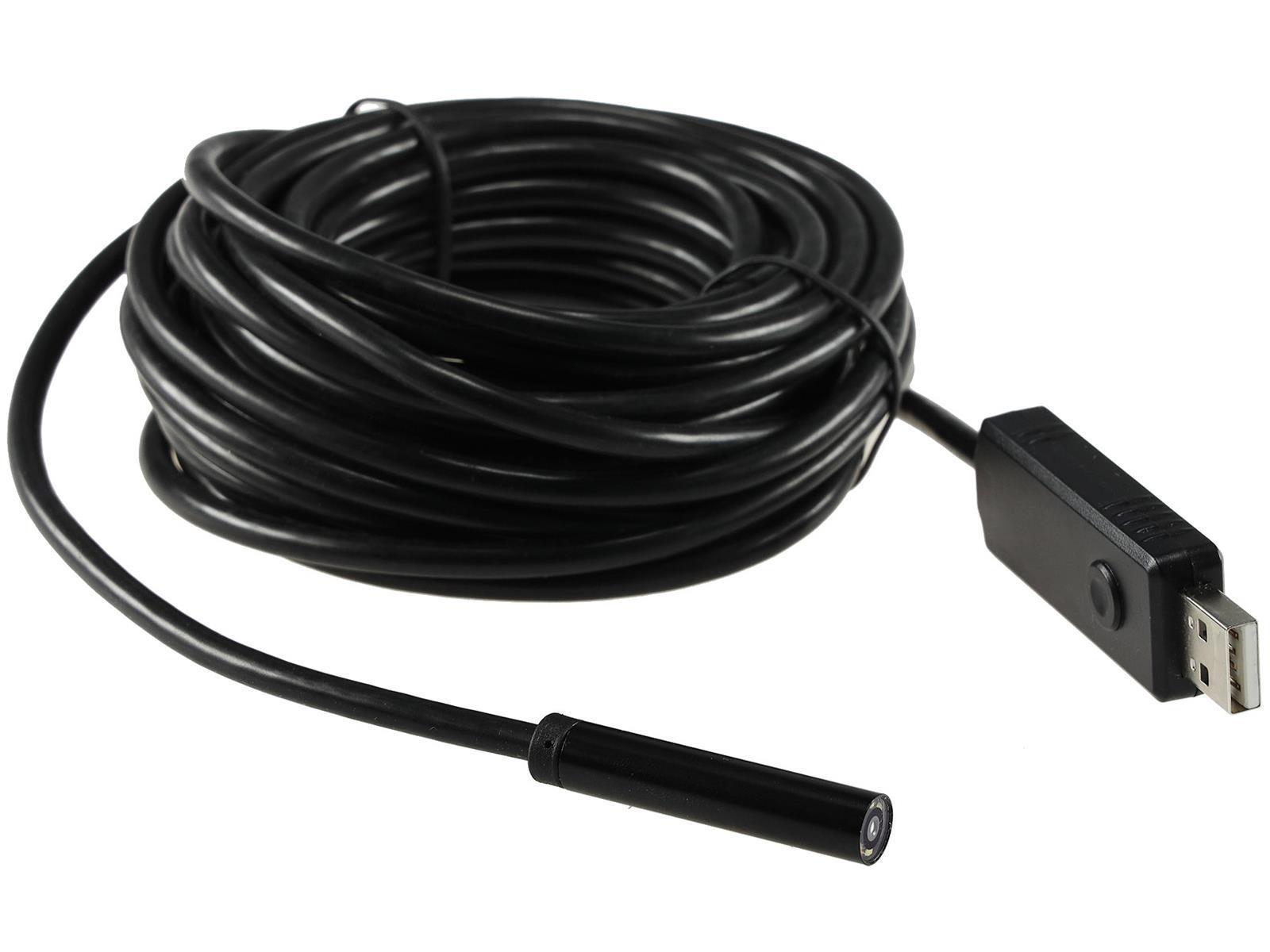 Endoskopkamera USB mit 7m KabelHD Auflösung 1600x1200, IP67 wasserfest