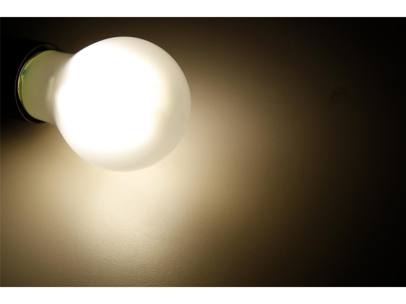 LED Filament Glühlampe McShine ''Filed'', E27, 4W, 490 lm, warmweiß, matt
