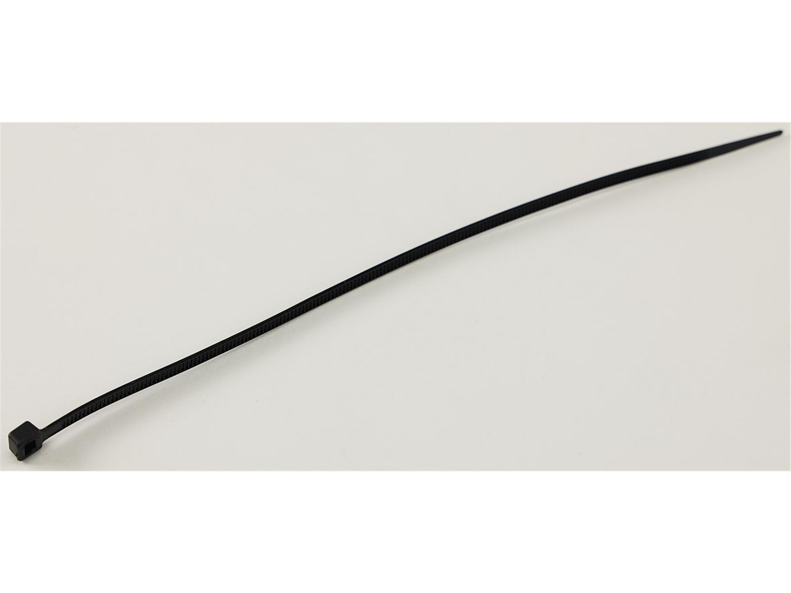 Kabelbinder 200mm x 3,5mm, schwarz100er Pack, hohe Zugkraft, UV fest