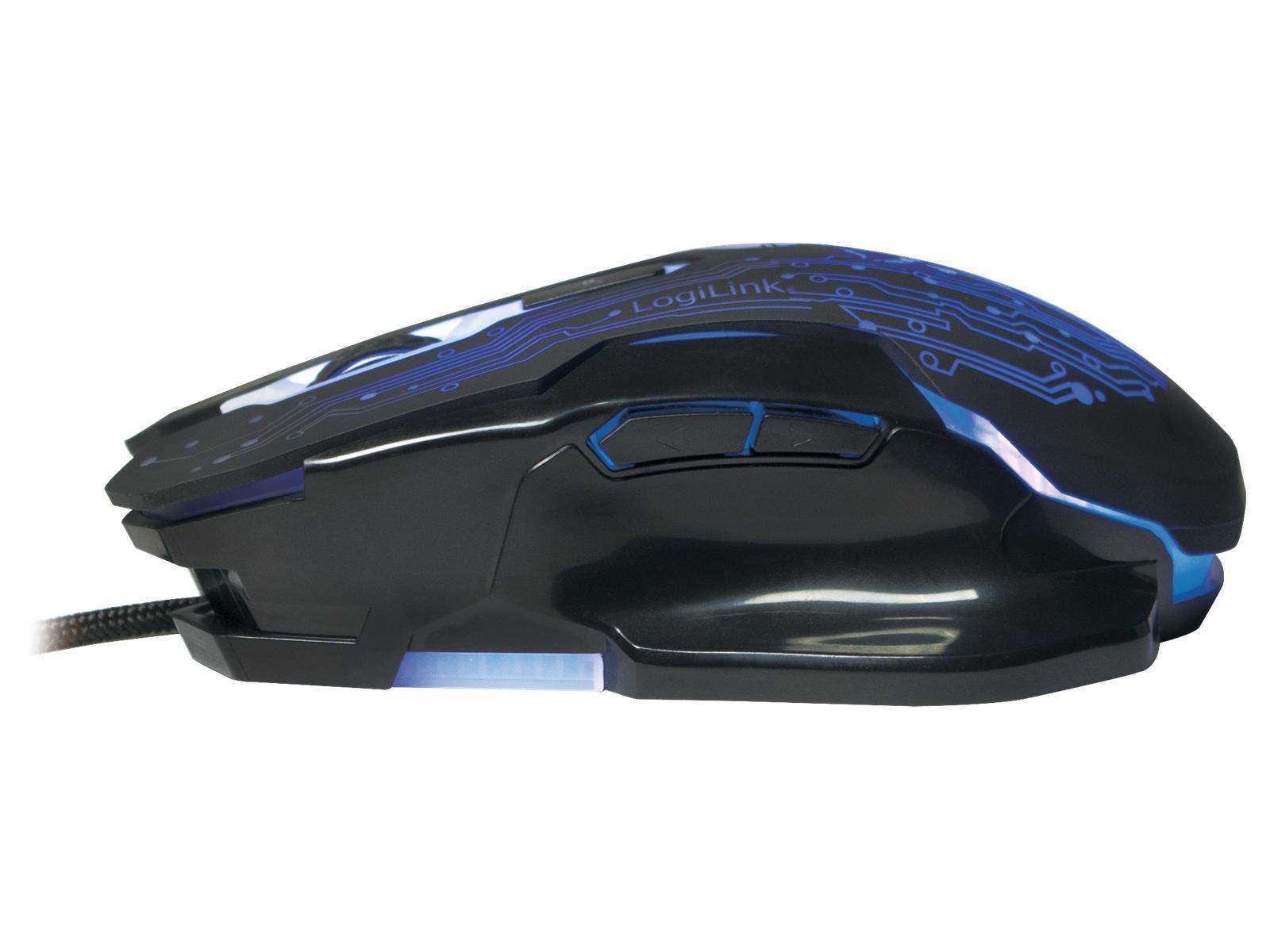 Maus, Gaming Mouse, USB 6-Button, 2400dpi