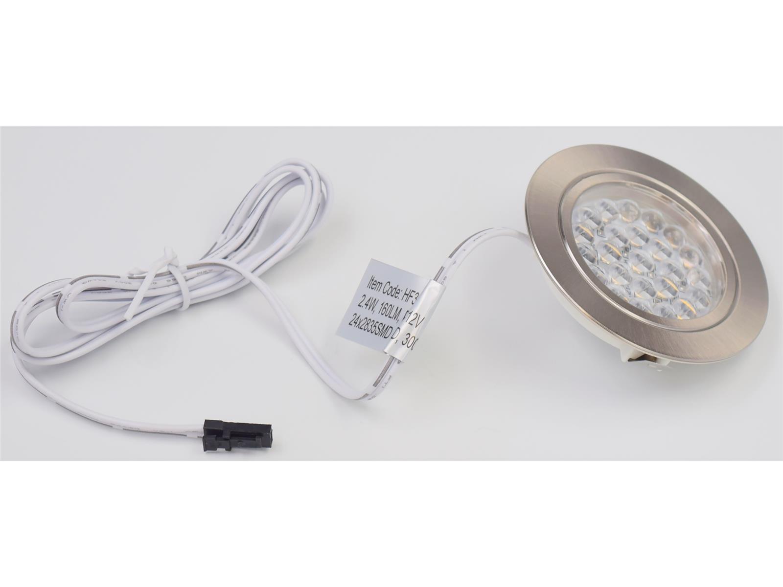 LED-Möbelleuchte McShine ''LM-24'' 2,4W, 190lm Ø65,5x10,7mm, neutralweiß