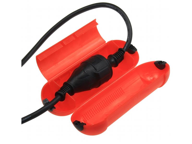 Sicherheits-Schutzbox 10er SET  für Kabel, IP44 205 x Ø 68mm, rot