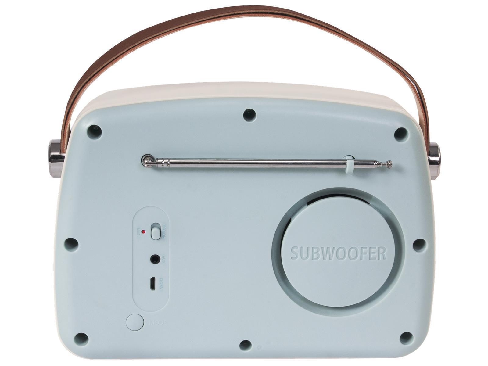 tragbares Nostalgie Radio MADISON ''FREESOUND-VR30'' Bluetooth, FM-Radio, Akku