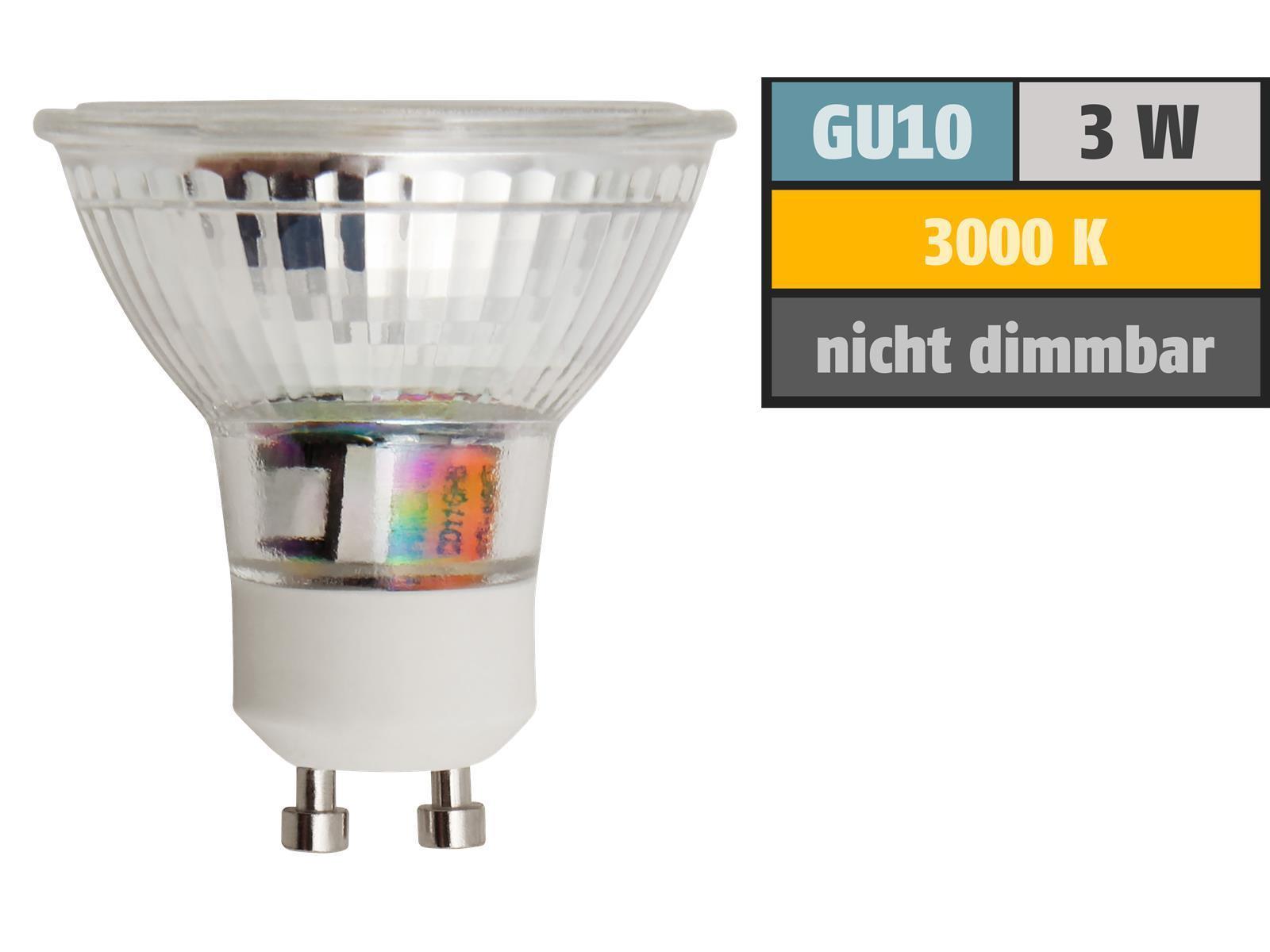 LED-Strahler McShine ''ET32'' GU10, 3W COB, 240lm, warmweiß