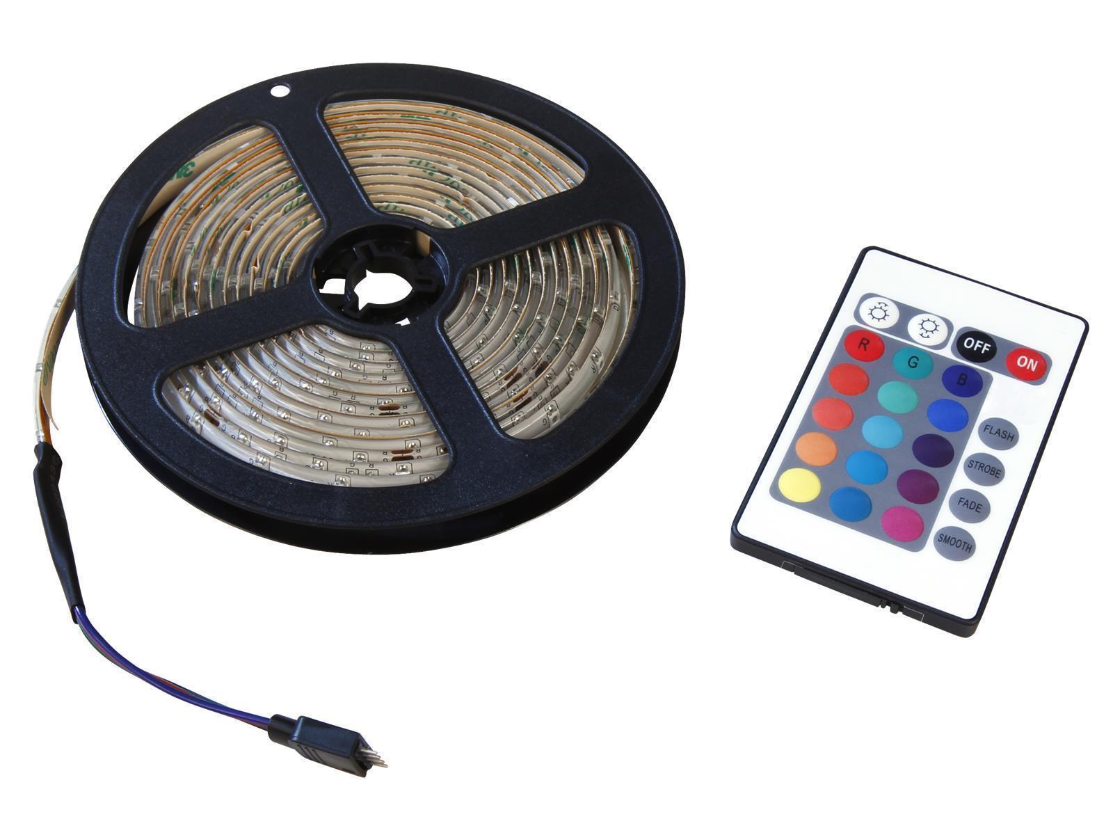 LED-Stripe GRUNDIG, RGB-Komplettset, 180 SMD LEDs, 3m