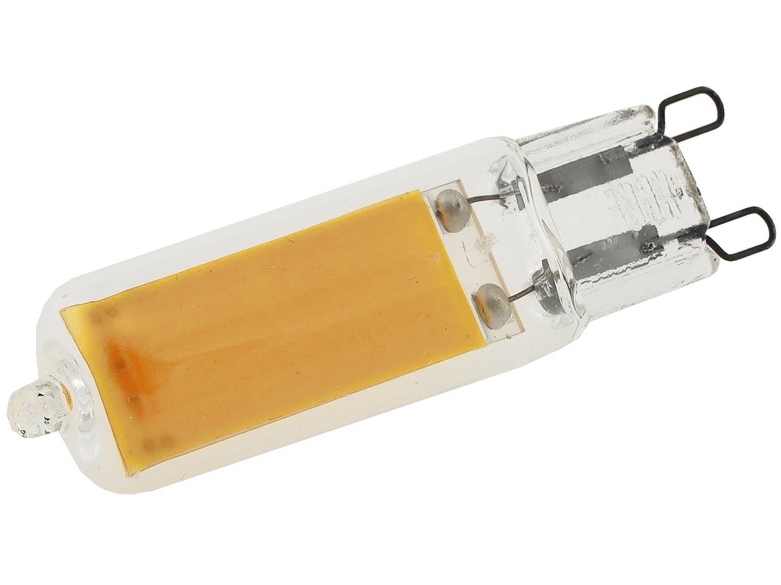 LED Stiftsockel G9, 4W, 500lm330°, 230V, 3000k / warmweiß, Glas