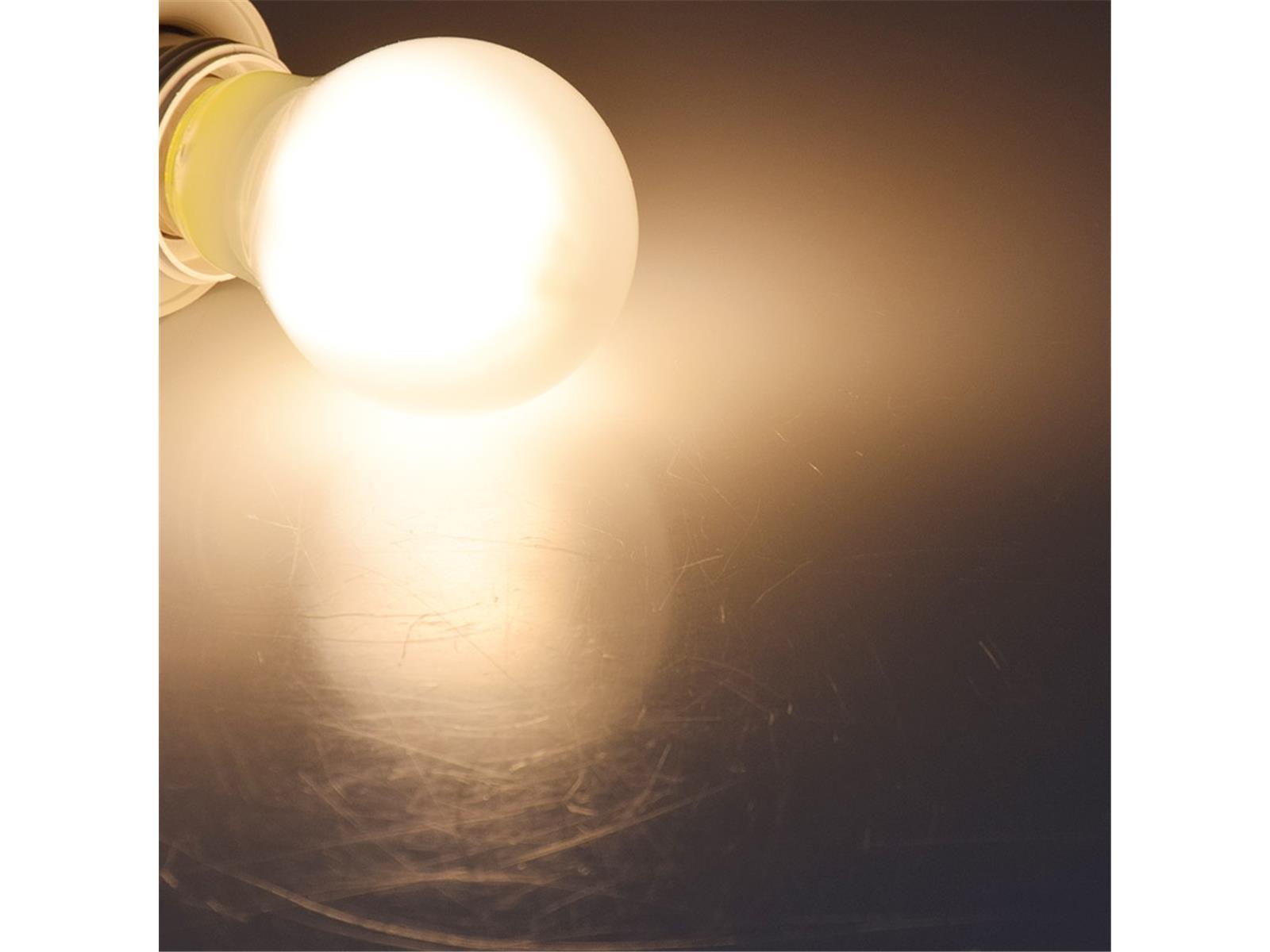 LED Glühlampe E27 "Filament G60m" matt 3000k, 640lm, 230V / 8W, warmweiß