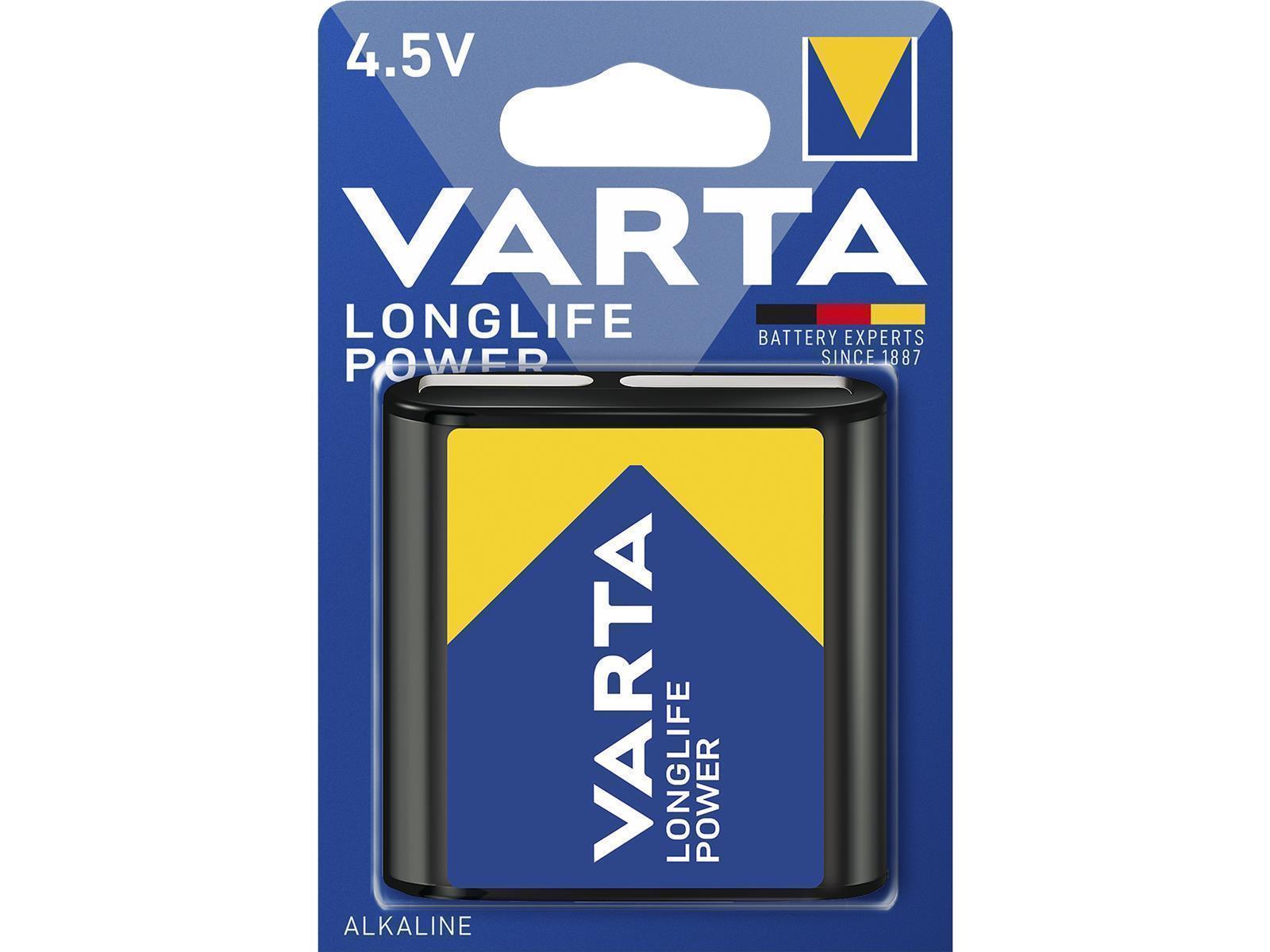 Block Batterie VARTA ''Longlife Power'' Alkaline, 3LR12, 4,5V
