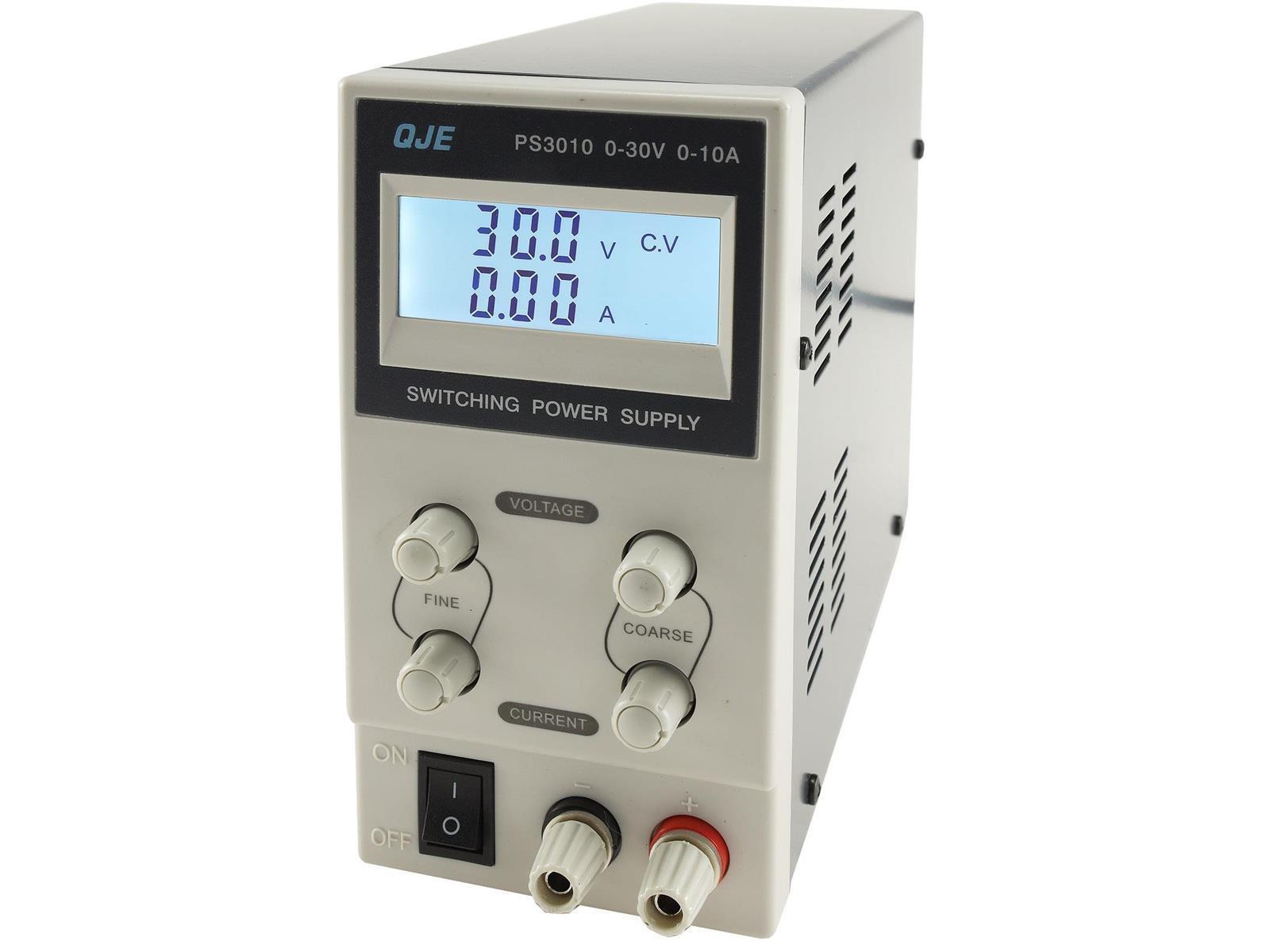 Regelbares Labornetzgerät "CTL-3010"beleuchtete LCD Anzeige, 0-30V, 0-10A