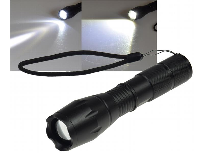 LED-Taschenlampe "CTL10 Zoom" 10WØxL 136x37mm, Zoomfunktion, 350 Lumen
