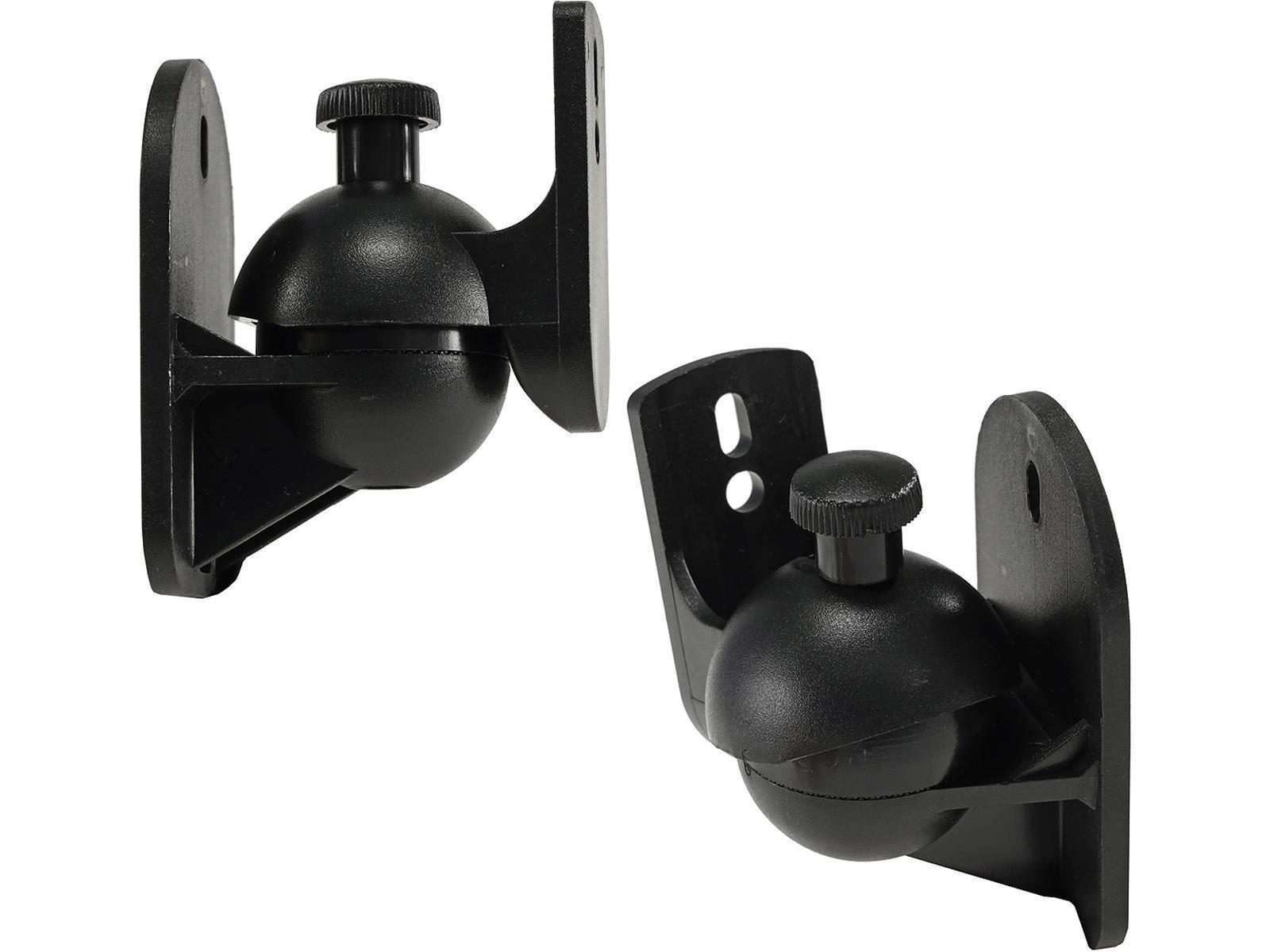 Wandhalter für Lautsprecher "CT-2 Black"dreh-/neigbar,max.3,5kg, schwarz, Paar