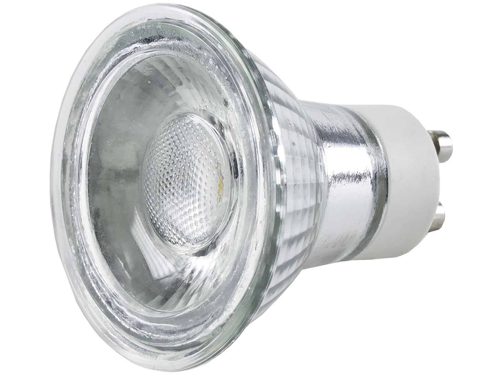LED Strahler GU10 "H50 COB"3000k, 440lm, 230V/5W, warmweiß