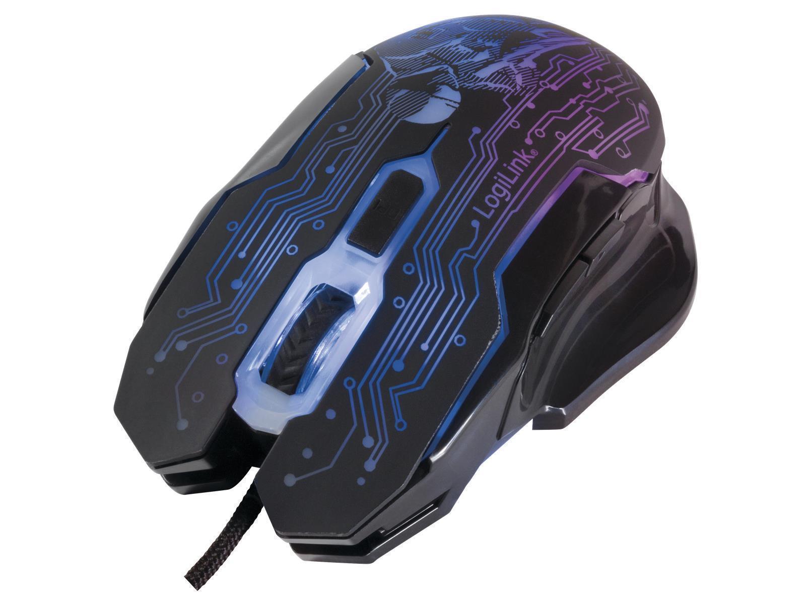 Maus, Gaming Mouse, USB 6-Button, 2400dpi