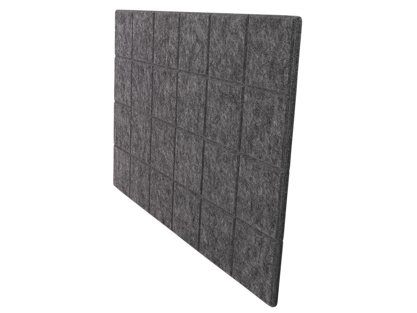 Trennwand-Set imstande, 1x Akustik-Trennwand 60x40cm, 1x Clip weiß, 2er-Pack