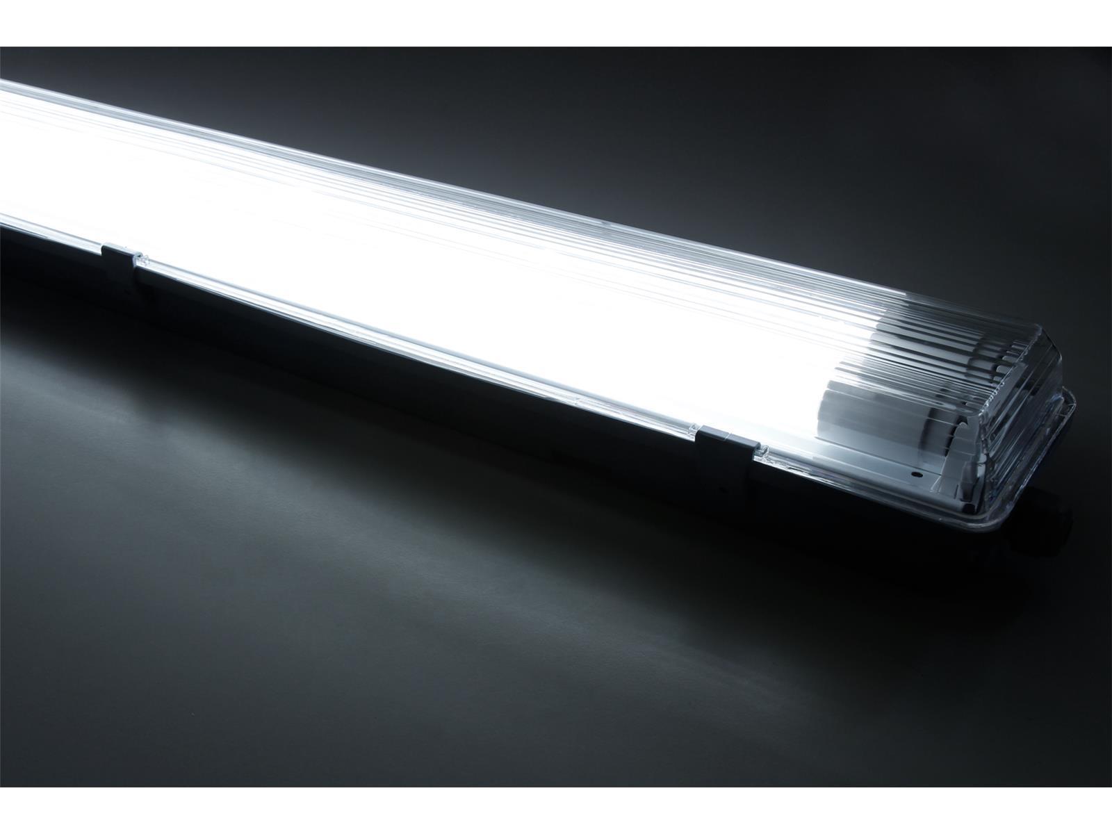 LED Feuchtraumleuchte McShine ''FL-23'' IP65, 4800lm, 4000K, 48W, 150cm, neutralweiß