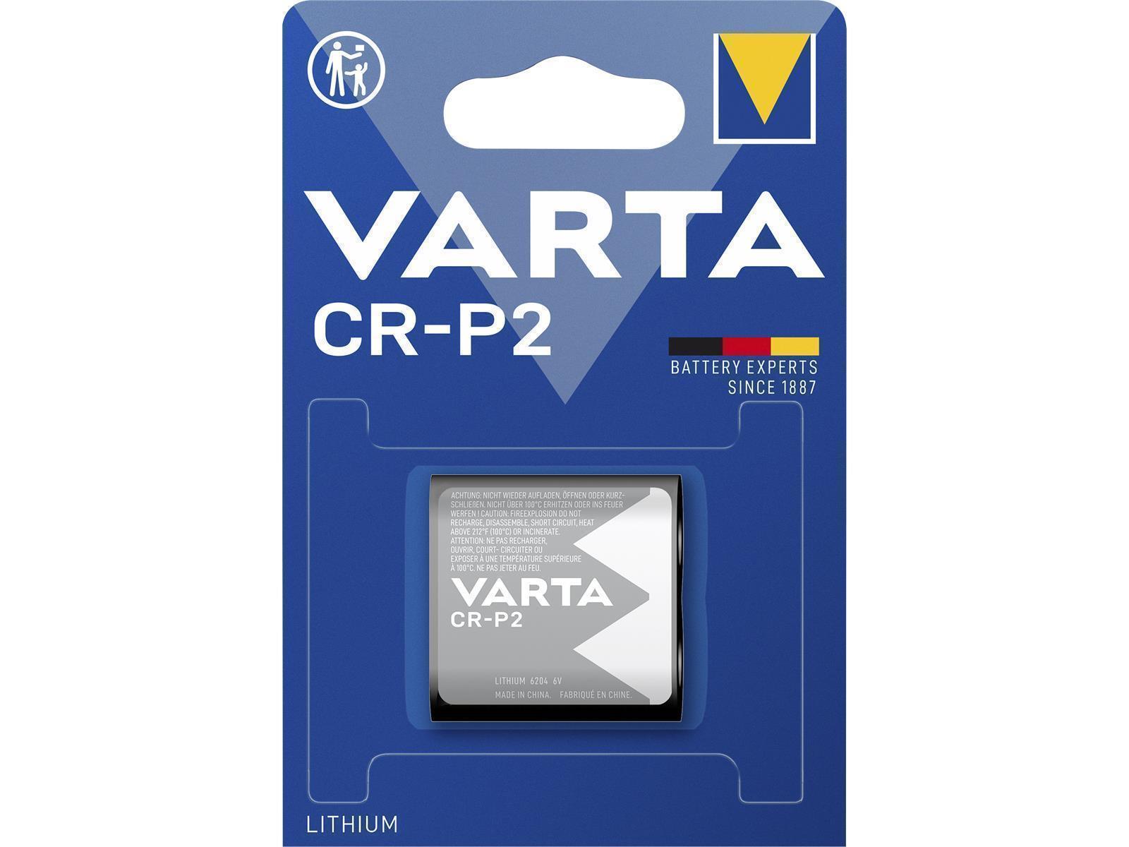 Lithium-Batterie VARTA ''Photo'' CRP2, 6V