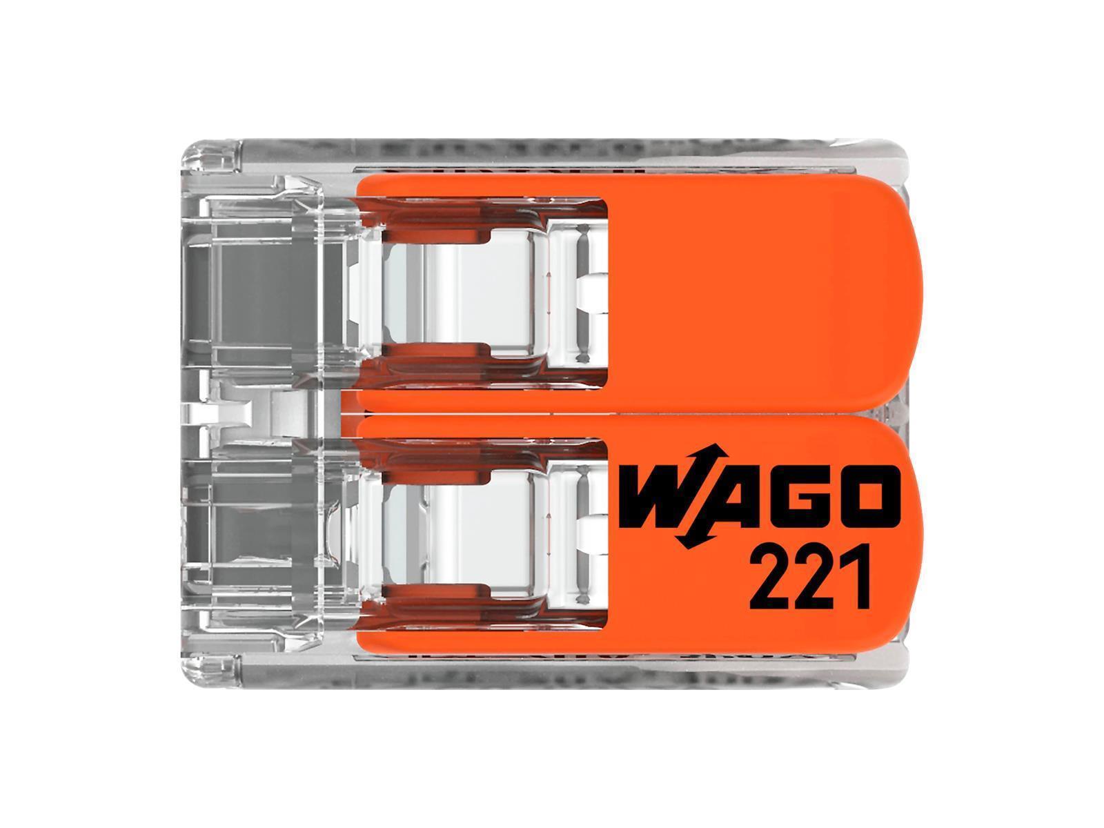 Compact-Verbindungsklemme WAGO, für alle Leiterarten, 4mm², max. 85°C
