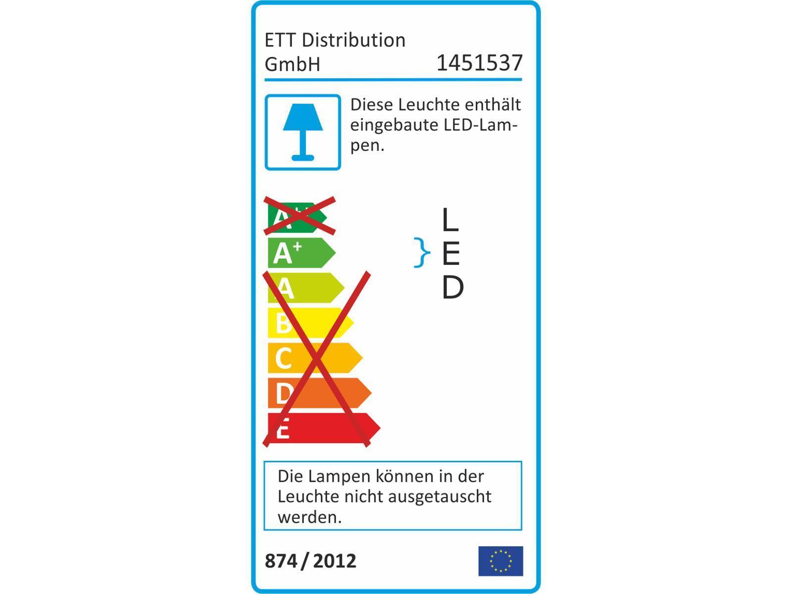 LED-Panel McShine ''LP-385SW'', 3W, 85x85mm, 306 lm, 3000K, warmweiß