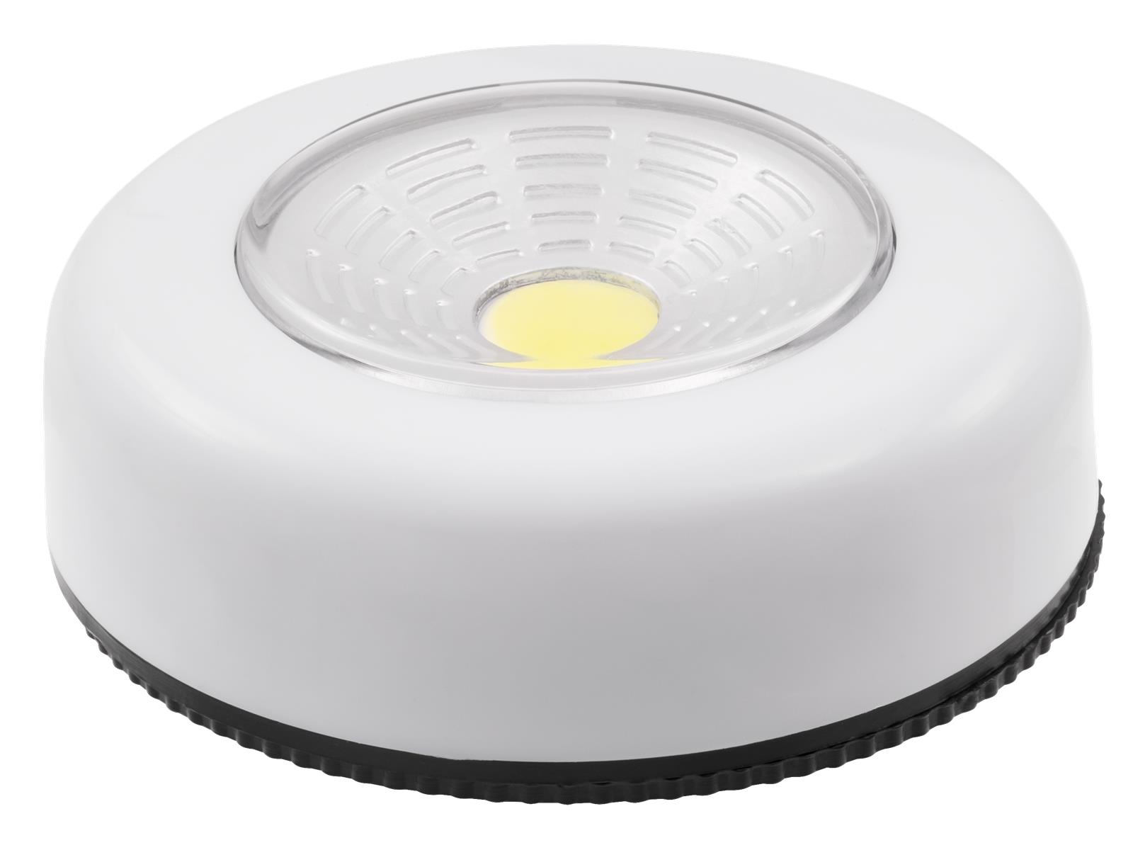 LED-Klebeleuchte McShine ''LK1-COB'' mit Klebefolie, Ø70x22mm, weiß