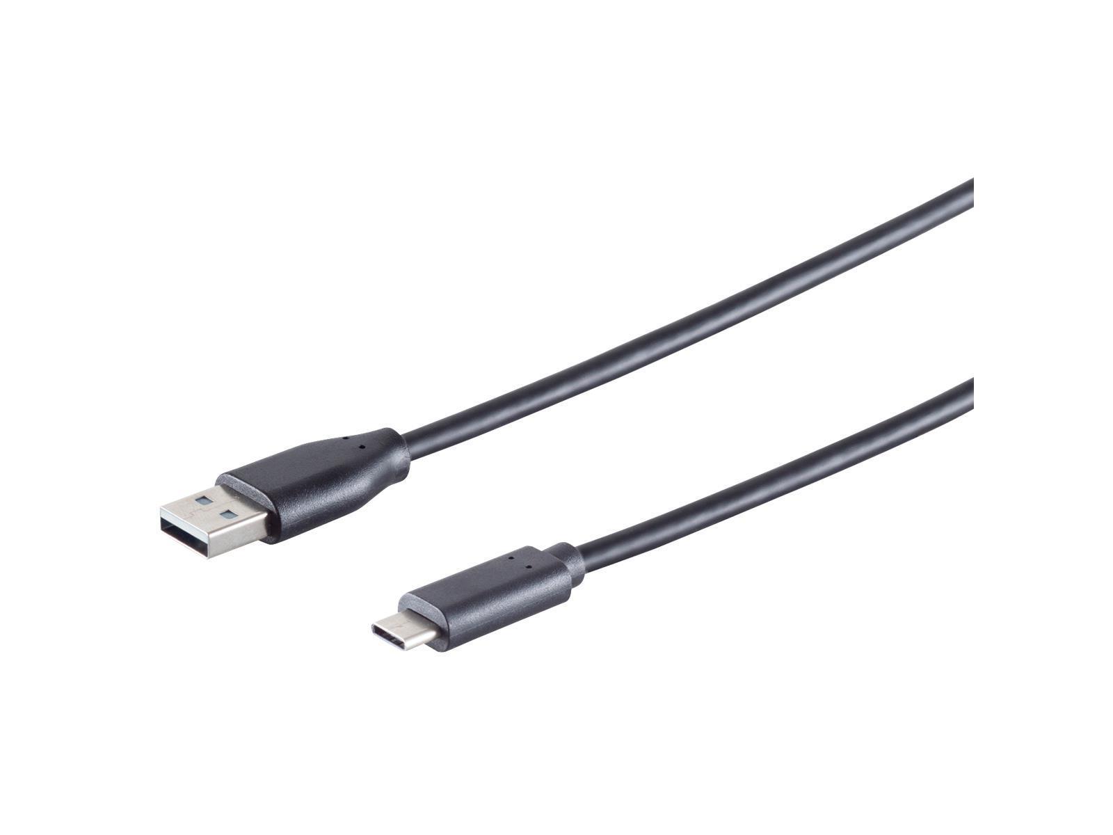USB Kabel, 3.1 C-Stecker - 2.0 A-Stecker, 1m