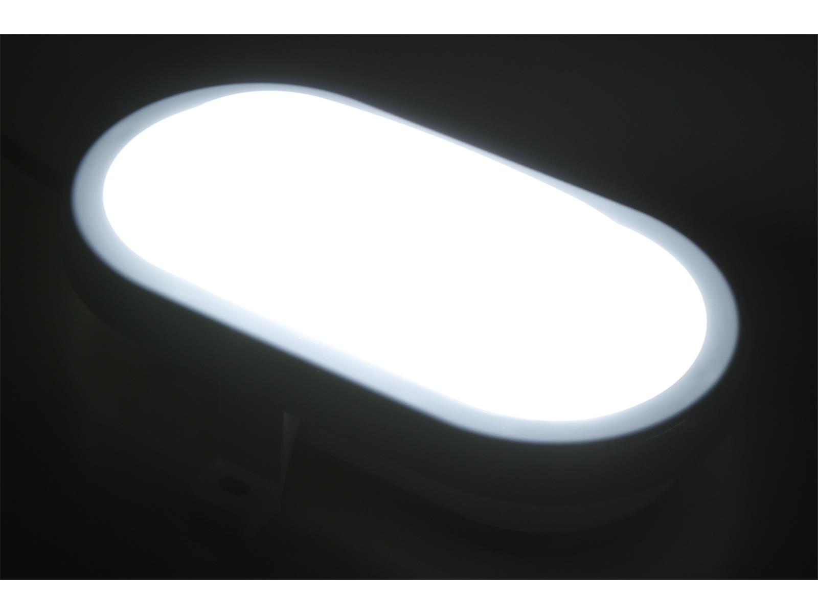 LED Feuchtraumleuchte McShine 450lm, 4000K, 6W, neutralweiß, IP65, 170x92x70mm