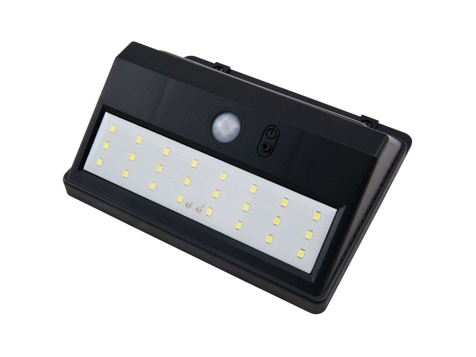 LED Solar-Wandleuchte Grundig, 30lm, Bewegungsmelder, 14x11,6x5cm