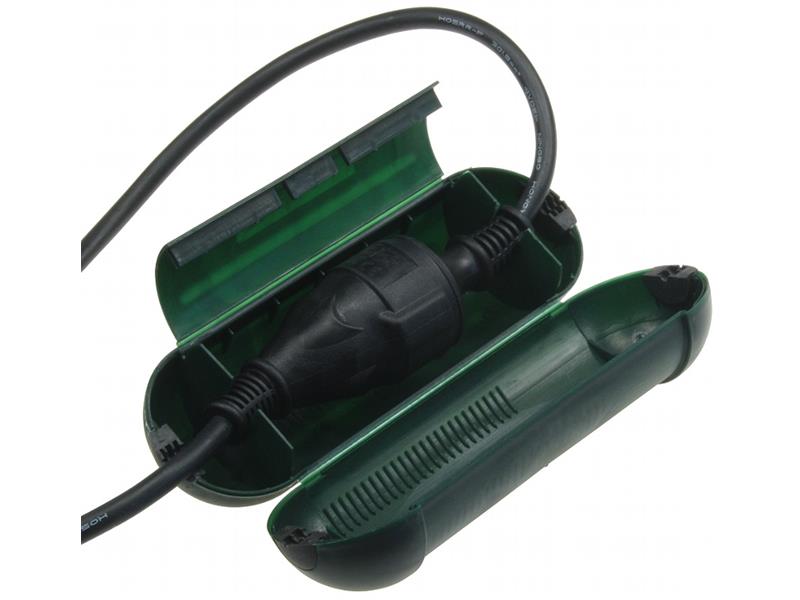 Sicherheits-Schutzbox 5er Set für Kabel, IP44 205 x Ø 68mm, grün