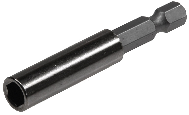 Universal Bithalter 60mm mit Magnet I Bitaufnahme Adapter für 1/4" Bits/Sechskant Stark Magnetisch 10 Stück