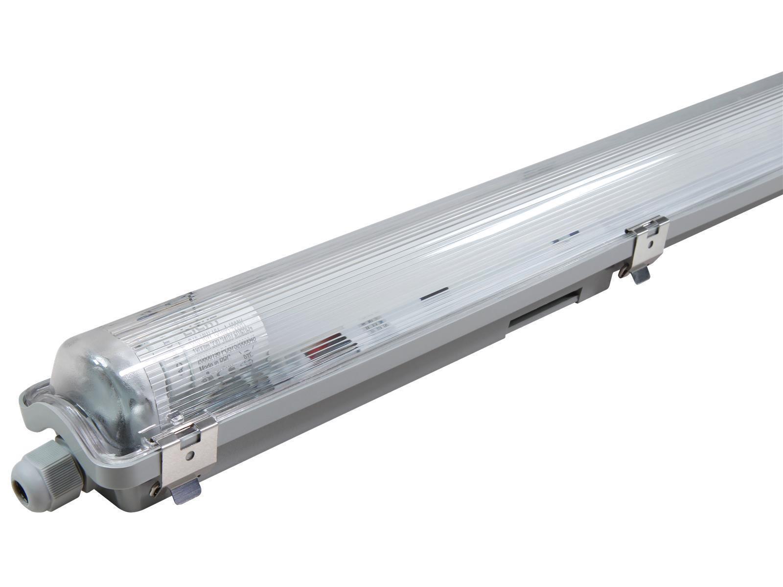 LED-Deckenleuchte für Feuchträume, IP65, 1x 2.000 lm, 4000K, 150cm, neutralweiß