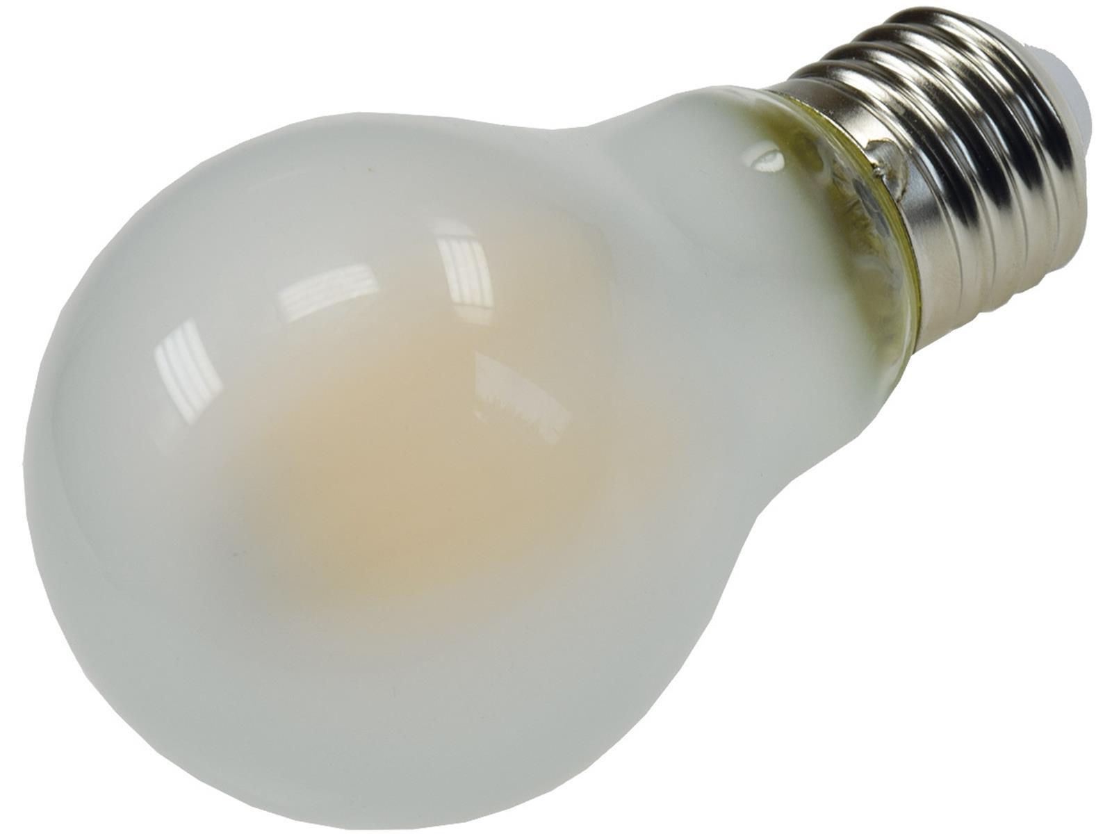 LED Glühlampe E27 "Filament G60m" matt 3000k, 640lm, 230V / 8W, warmweiß