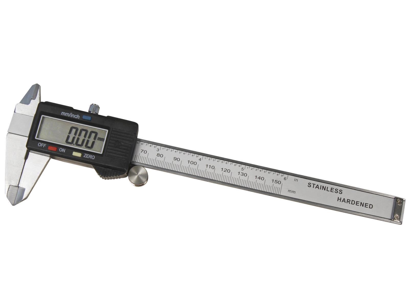digitale Schieblehre McPower ''MS-150'' 150mm, LC-Display, mm und inch