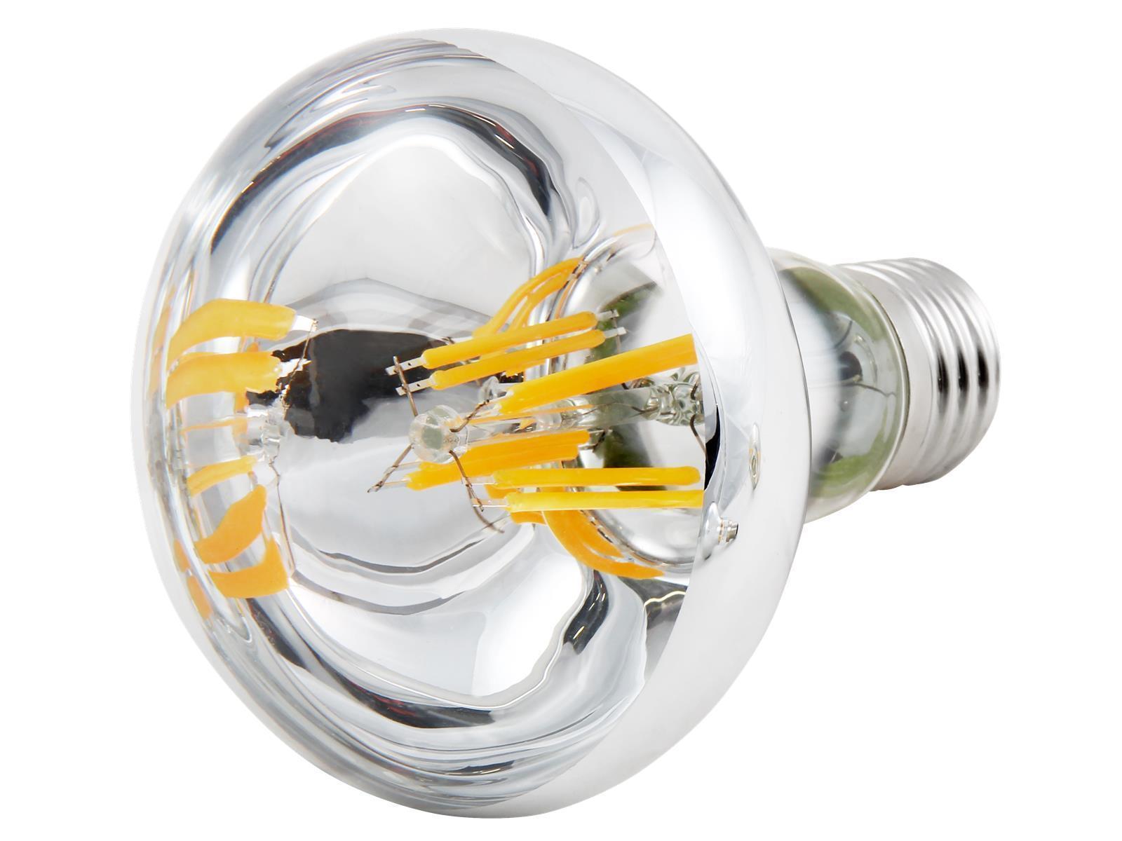LED-Reflektorstrahler McShine, E27, R80, 8W, 800lm, 360°, 3000K, warmweiß