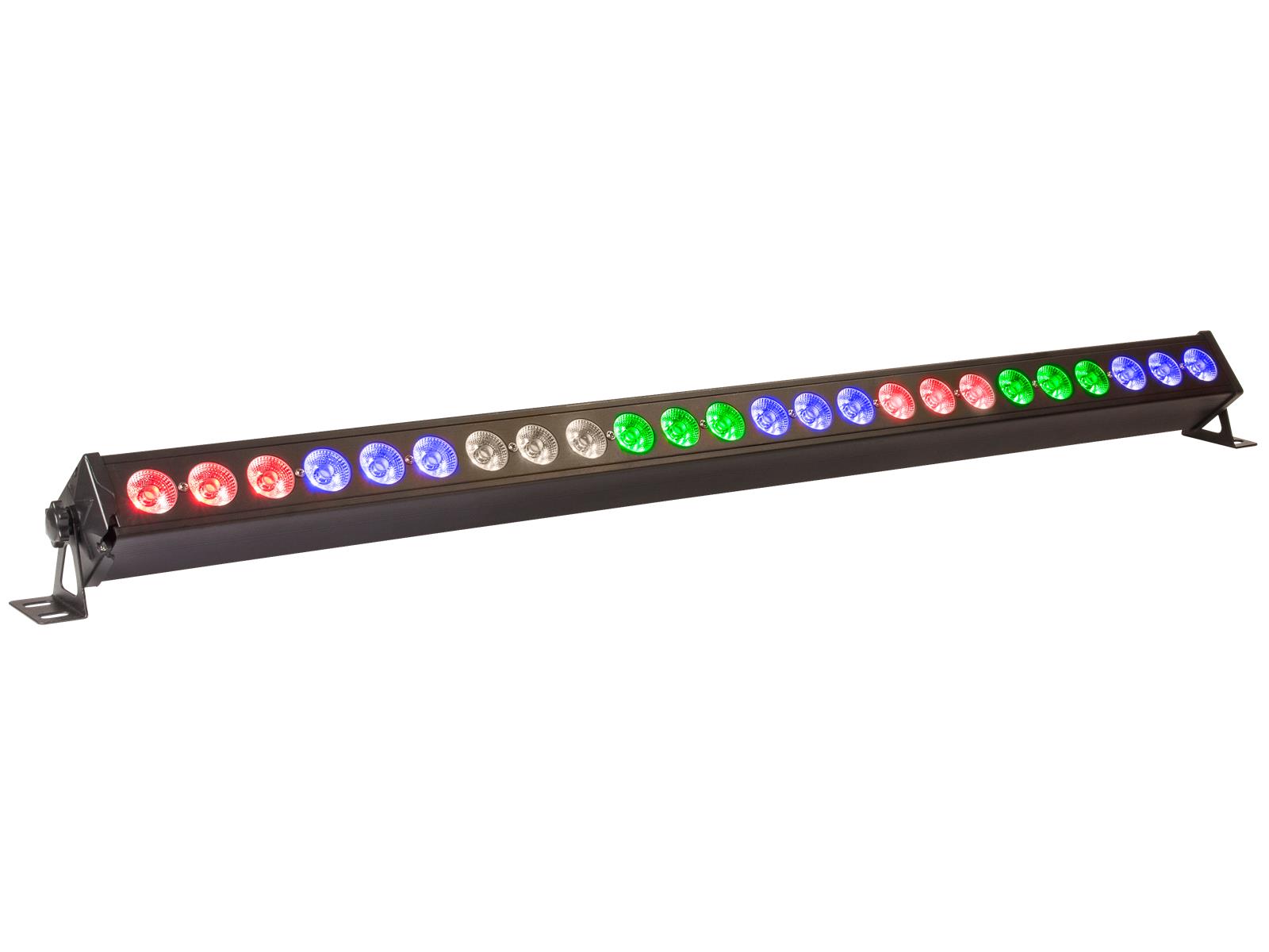 LED-Lichtleiste IBIZA ''LEDBAR24-RC'' 24x 4W RGB+W LEDs, DMX, Fernbedienung