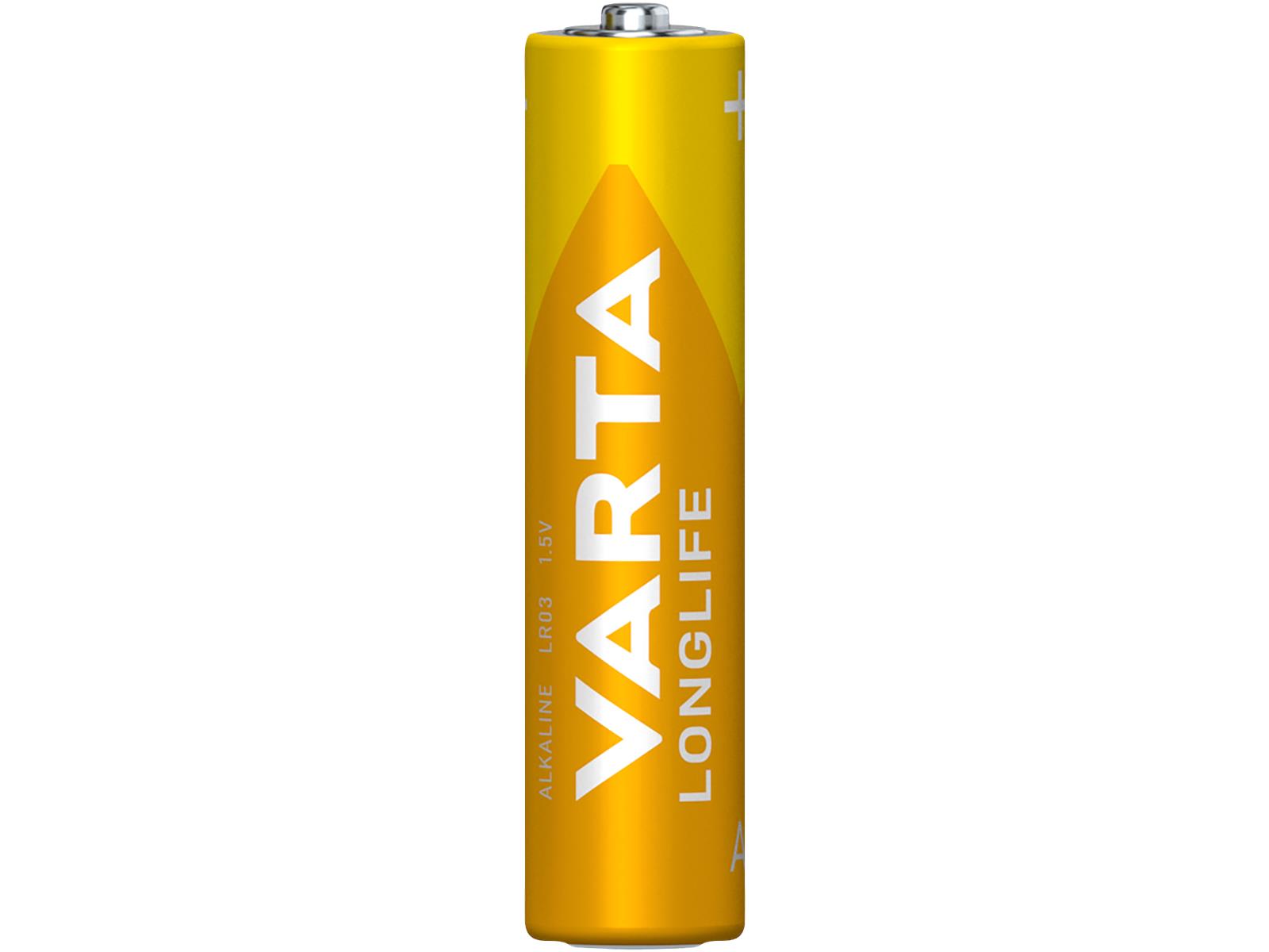 Micro-Batterie VARTA ''Longlife'', Alkaline, Typ AAA, LR06, 1,5V, 24er Pack