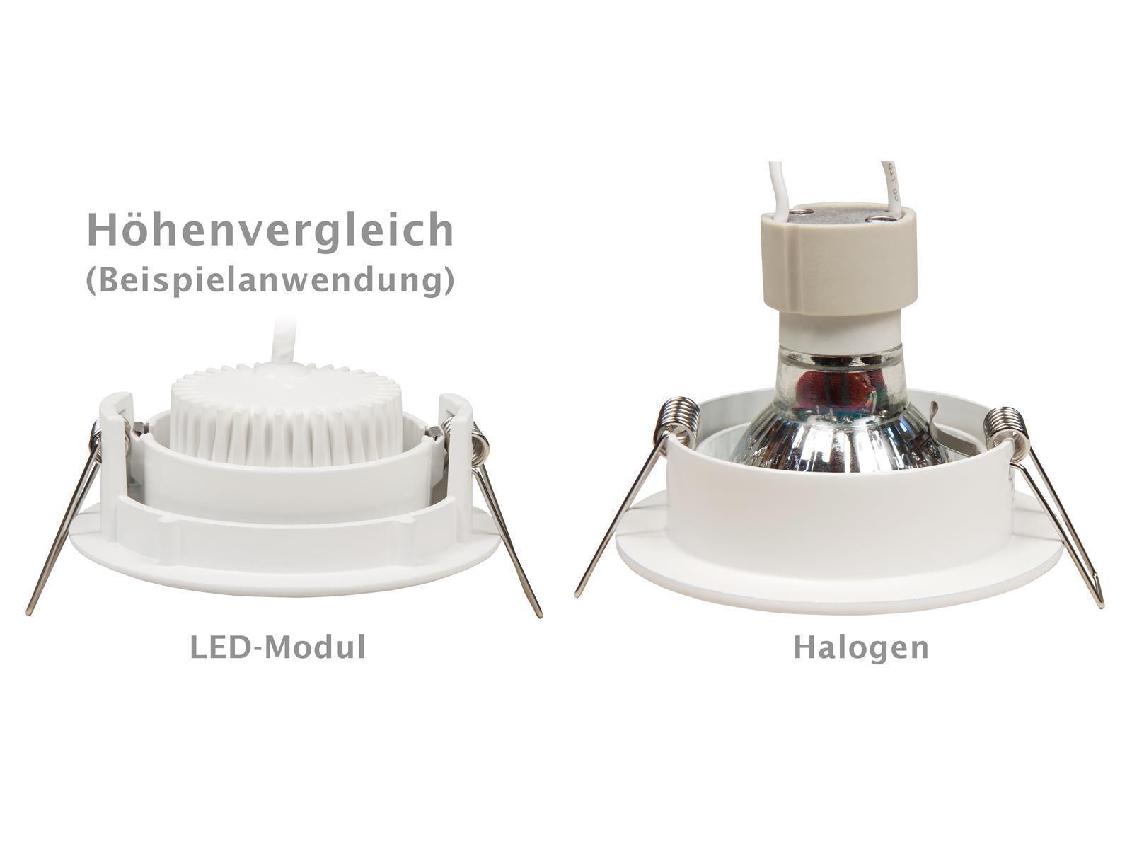 LED-Modul McShine ''MCOB'' 5W, 400Lm, 230V, 50x25mm, warmweiß, 3000K, 10er-Pack