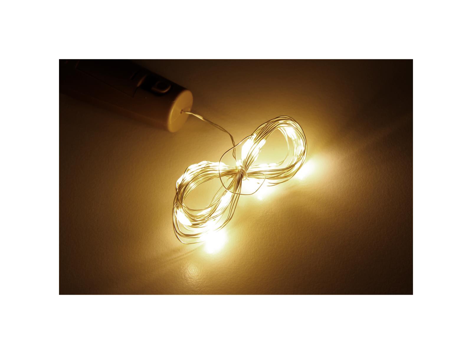 LED-Lichterkette McShine ''Bottle'' 20 LEDs, ca. 2m, Batteriebetrieb