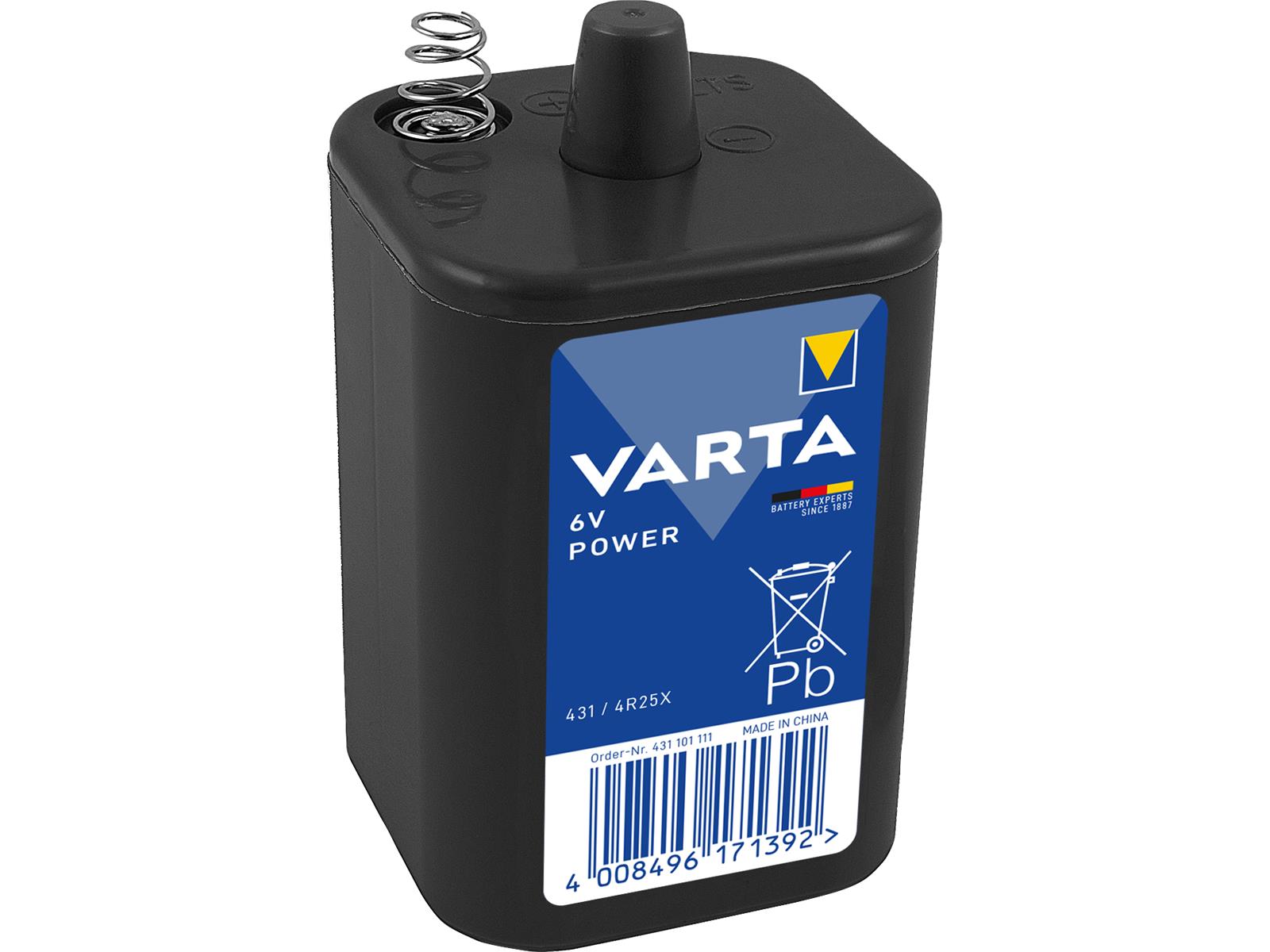 6 Volt Blockbatterie VARTA ''Longlife Plus'', 1er-Blister