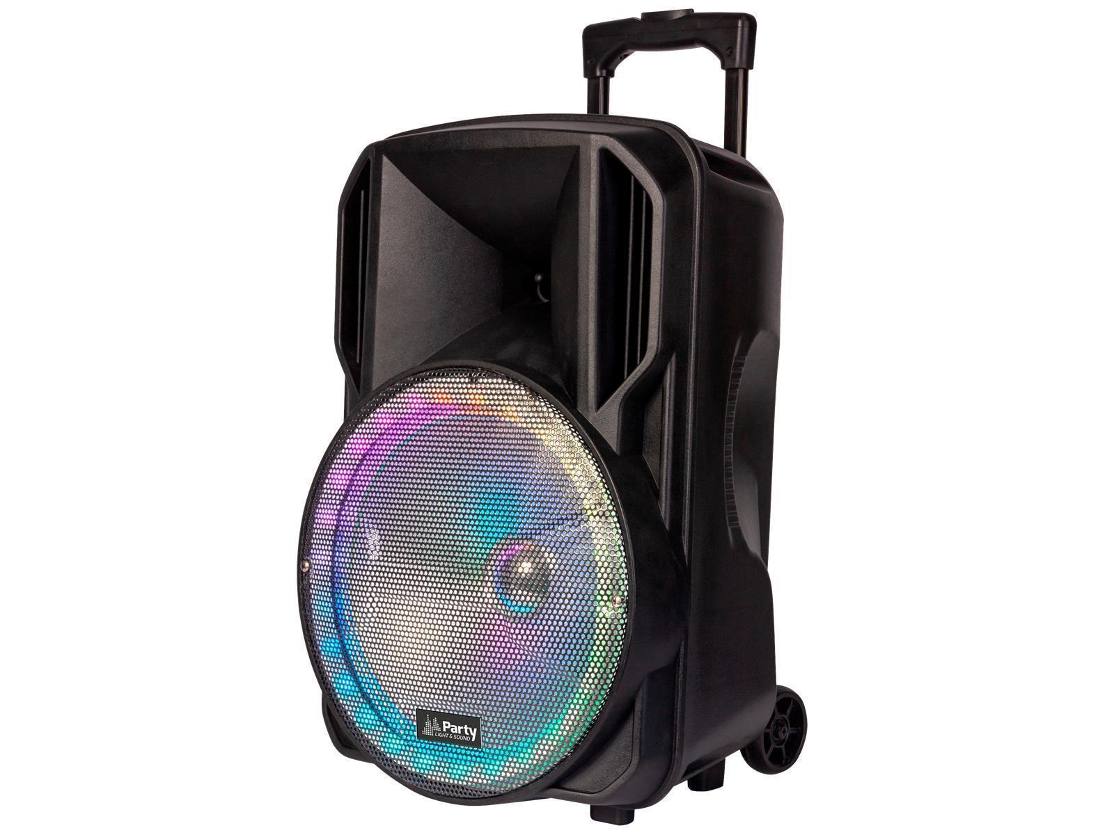 Mobile Beschallungsanlage PARTY ''PARTY-12RGB'' 700W, Bluetooth, LED-Beleuchtung