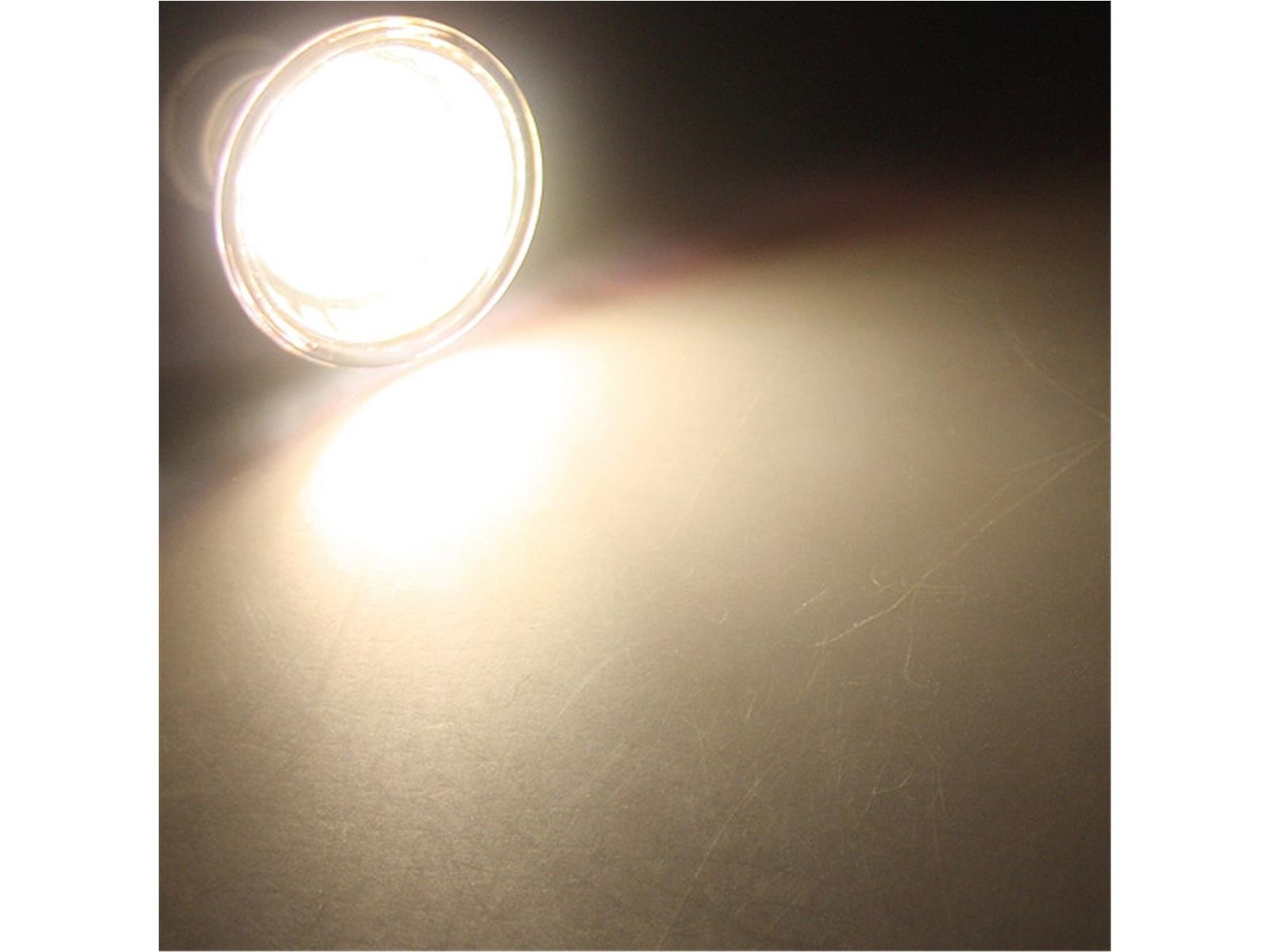 LED Strahler MR11, 8x 2835 SMD LEDs12V, 2W, 140 Lumen, 3000k / warmweiß