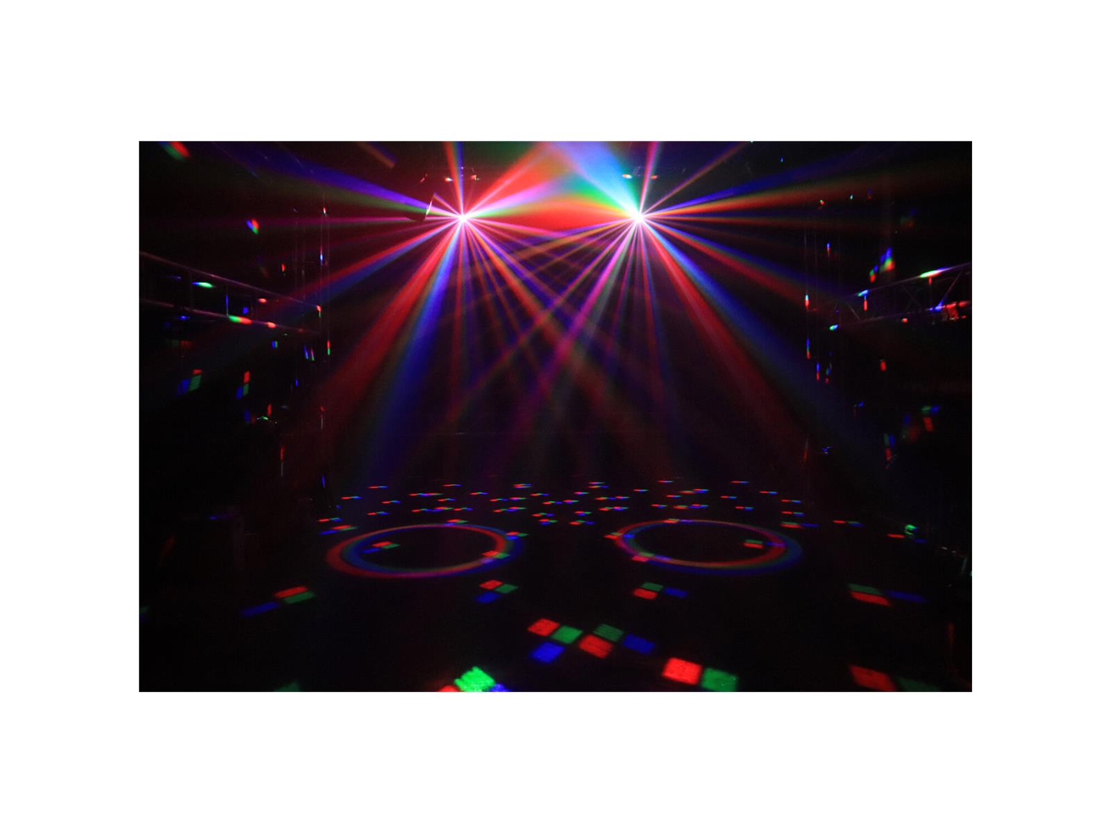 5-in-1 DMX-Lichteffekt IBIZA ''FULLMOON'' mit Wash, UV, RG Laser, Strobe & Astro 5-in-1 DMX-Lichteffekt IBIZA ''FULLMOON'' mit Wash, UV, RG Laser, Strobe & Astro