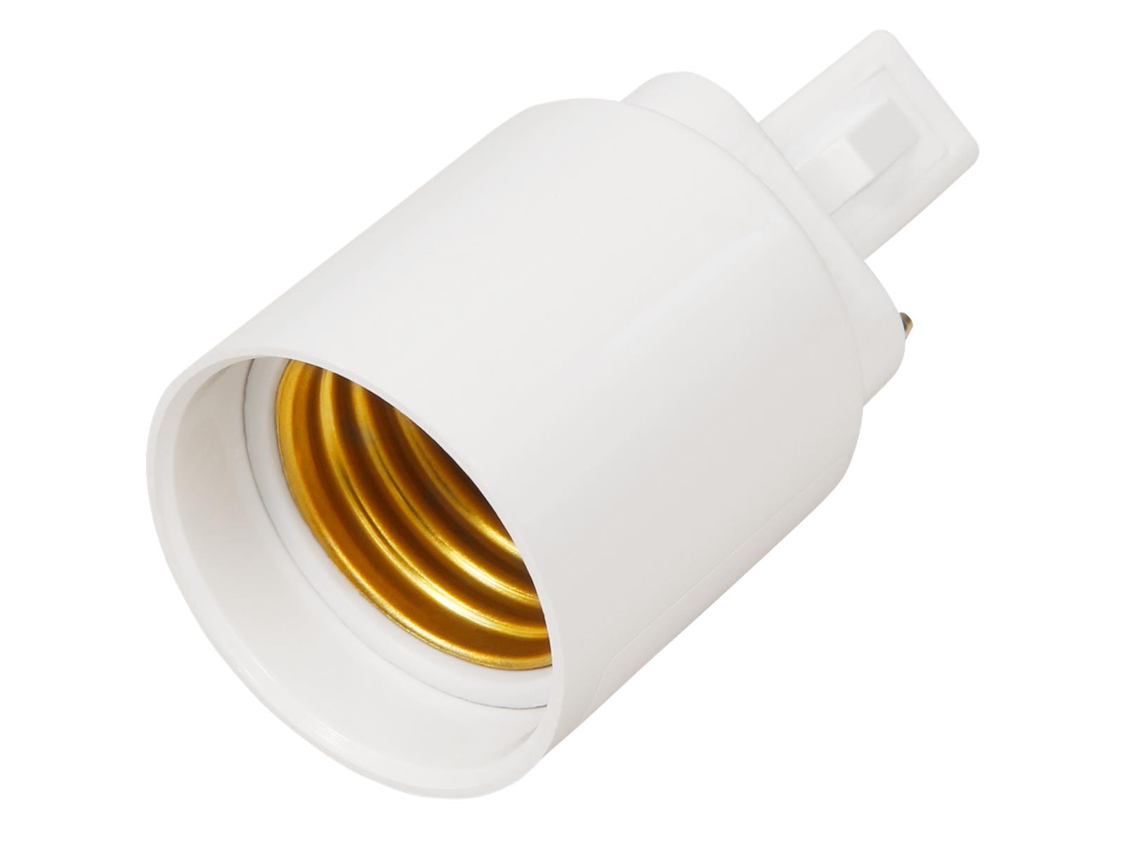 Lampensockel-Adapter McShine, G24 auf E27